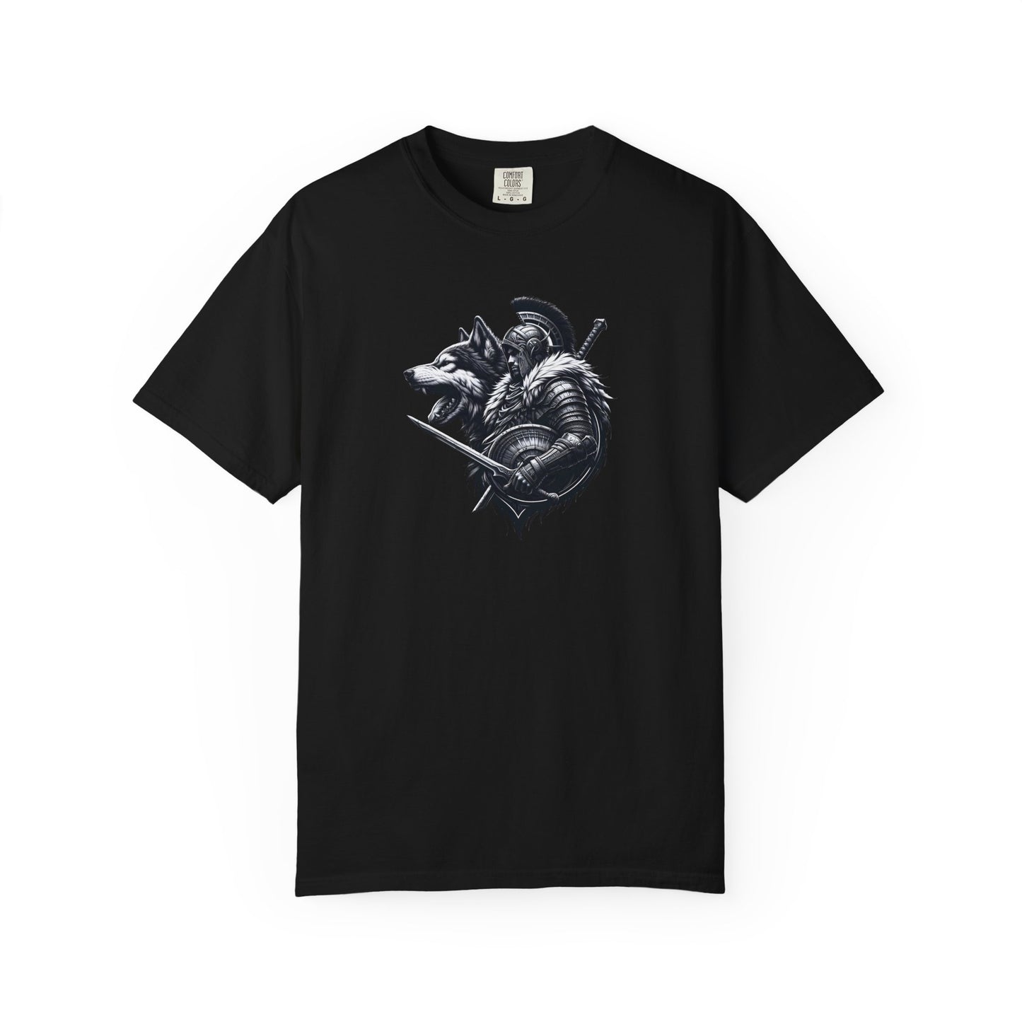Wolf Warrior Unisex Garment-Dyed T-shirt - Perfect for Nature Lovers and Adventure Seekers