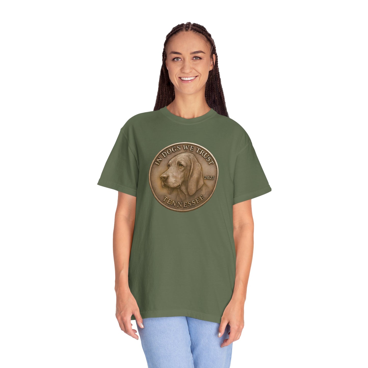 Tennessee State Coin T-Shirt Collection - Proud Dog Breed Illustrations