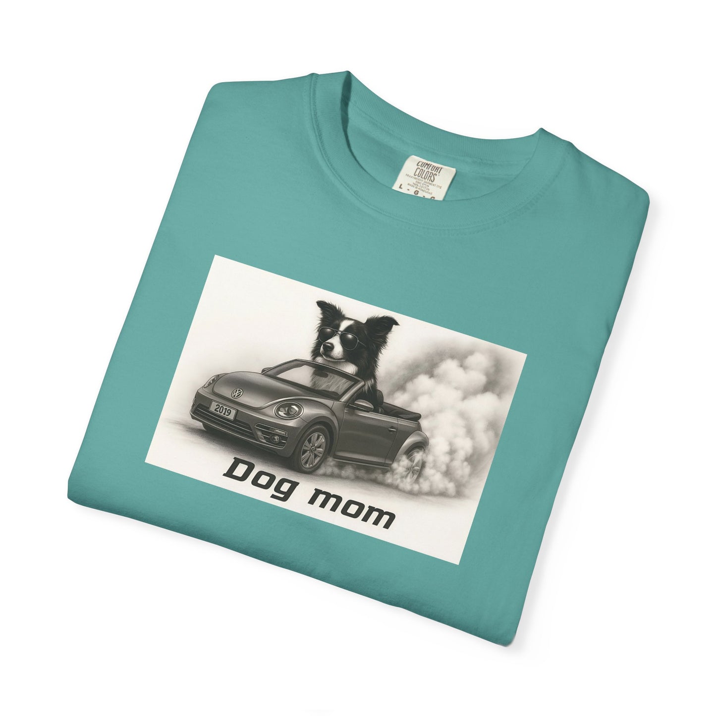 Dog Mom - Border Collie - “Cool Dogs in Cool Cars” T-Shirt Collection! 🐶🚗