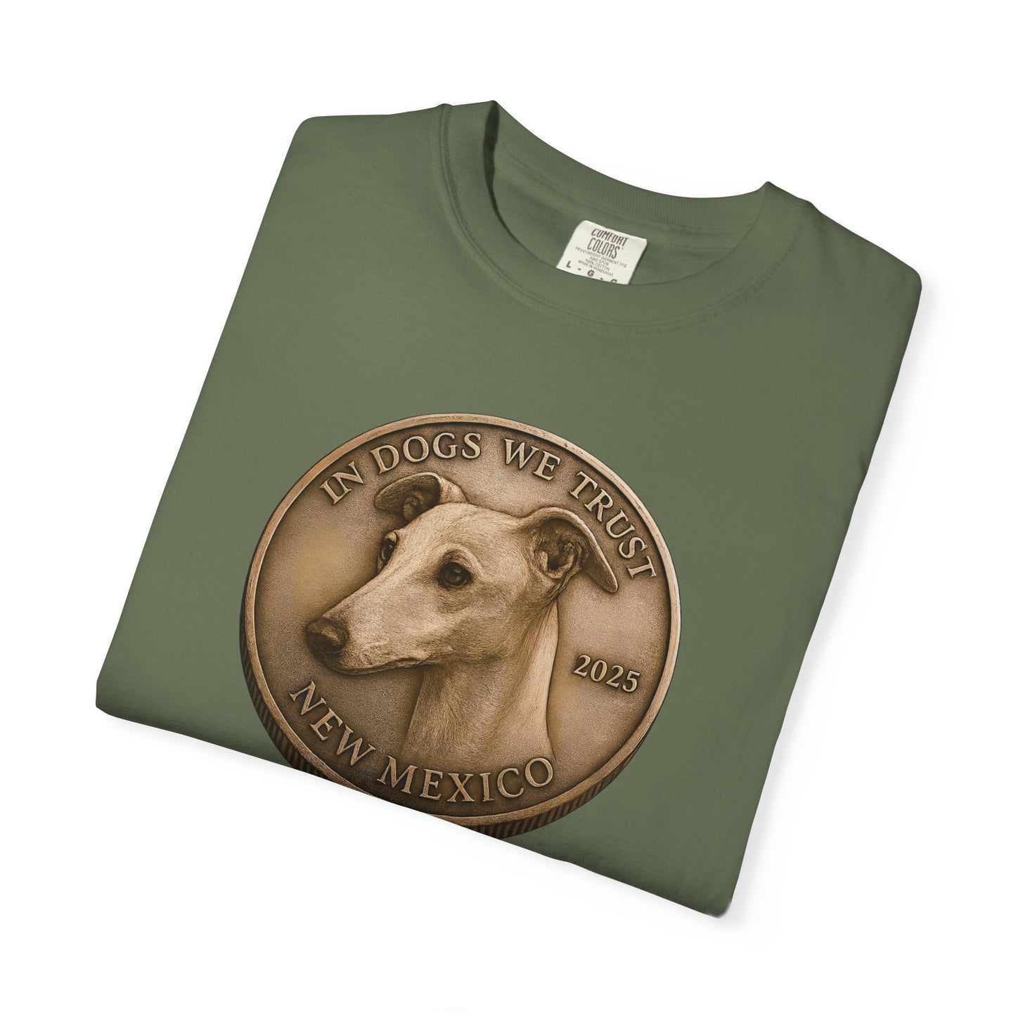 New Mexico State Coin T-Shirt Collection - Proud Dog Breed Illustrations