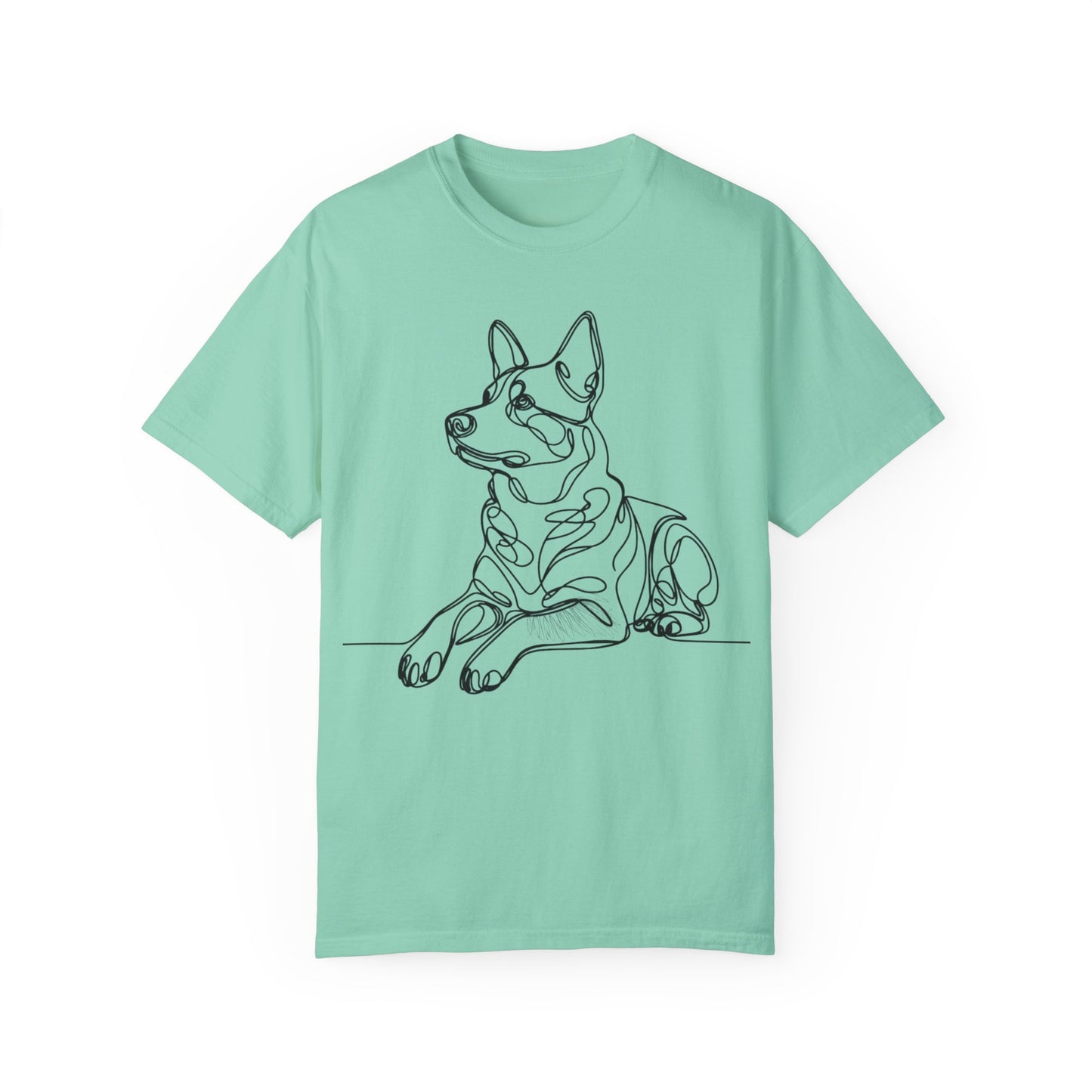 🖤 True Grit – Blue Heeler Line Art Tee - Perfect Gift for Dog Lovers