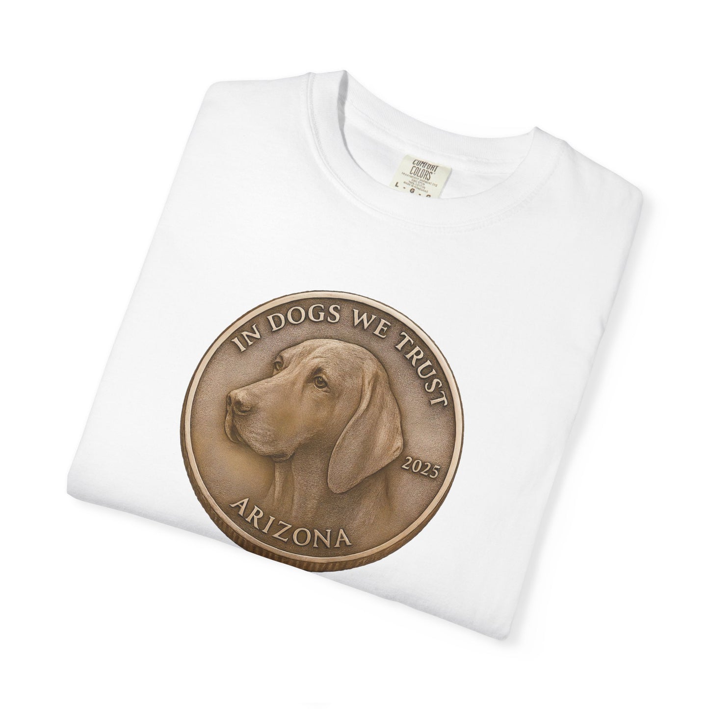 Arizona State Coin T-Shirt Collection - Proud Dog Breed Illustrations