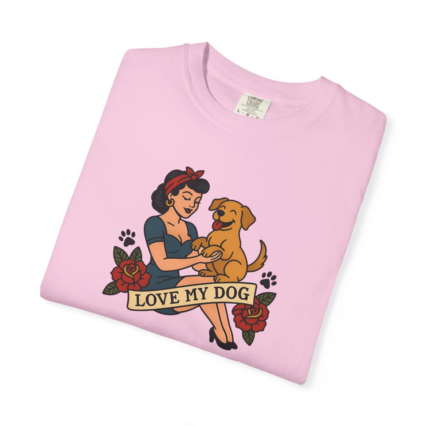 Love My Dog - T-Shirt, Perfect for Pet Owners, Gifts for Dog Lovers, Casual Wear, Love My Dog Shirt, Animal Lover Tee