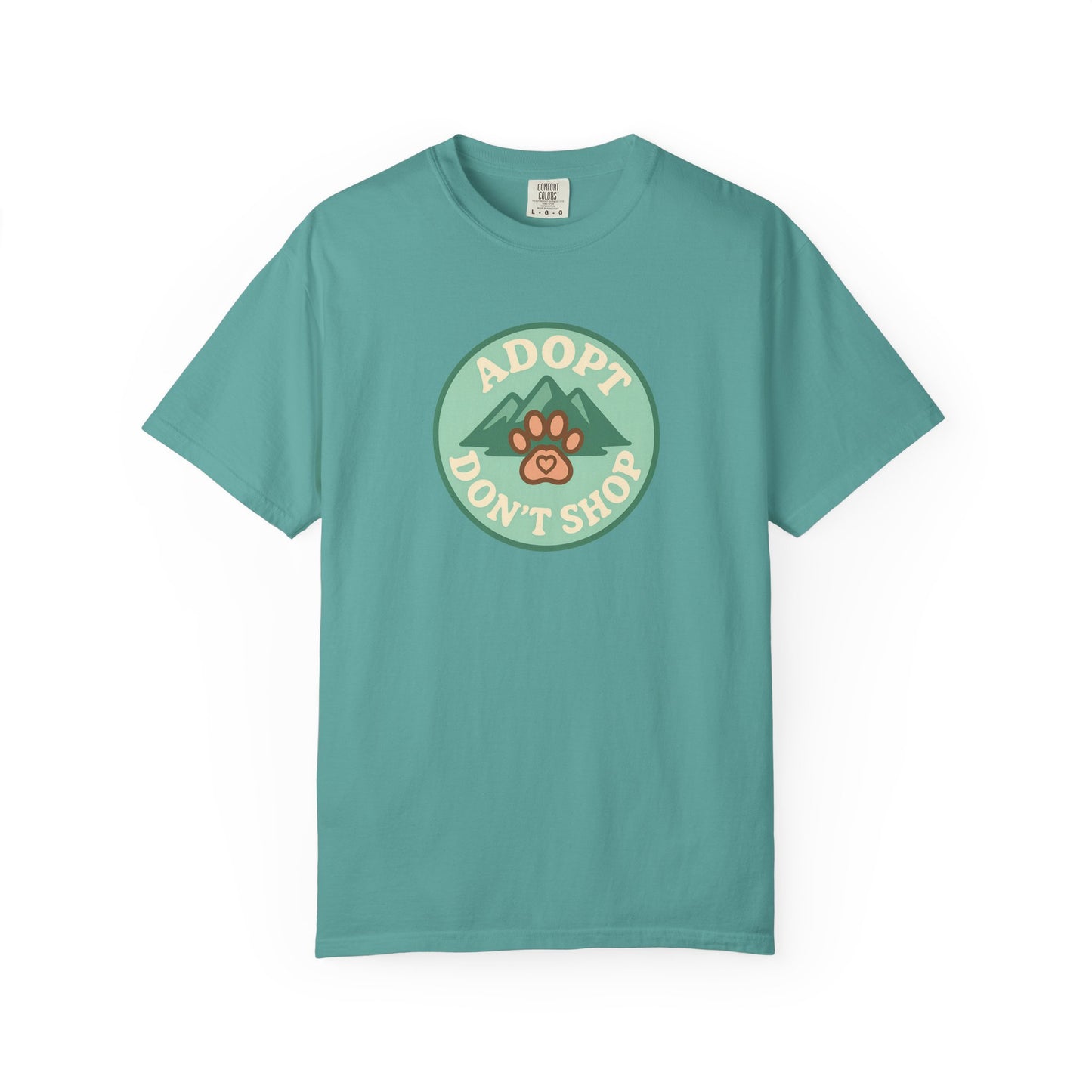 Adopt Don't Shop T-shirt, Unisex Tee, Animal Lover Gift, Pet Adoption Awareness, Casual Wear, Eco-Friendly Fashion, Dog Mom Shirt