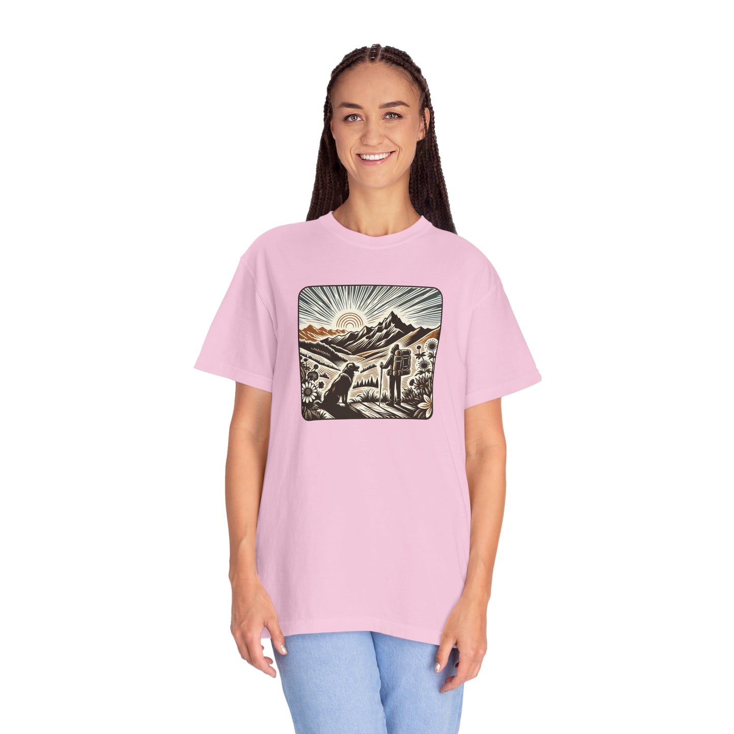 Adventure Awaits Unisex Garment-Dyed T-Shirt