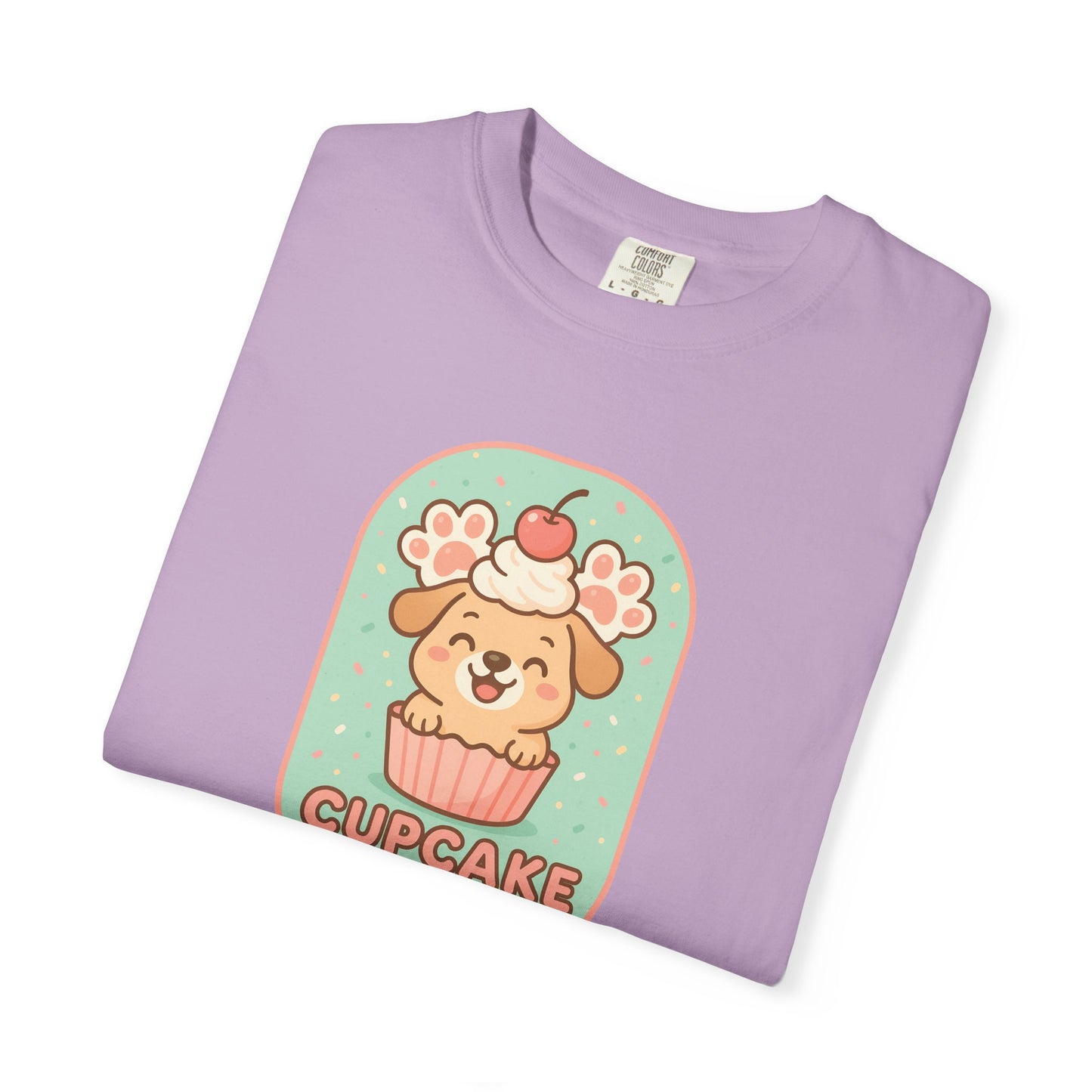 Cute Dog Cupcake Pawty Unisex T-shirt, Perfect for Animal Lovers, Pet Birthdays, Gifts, Casual Wear, Fun Gatherings, Dog Celebrations