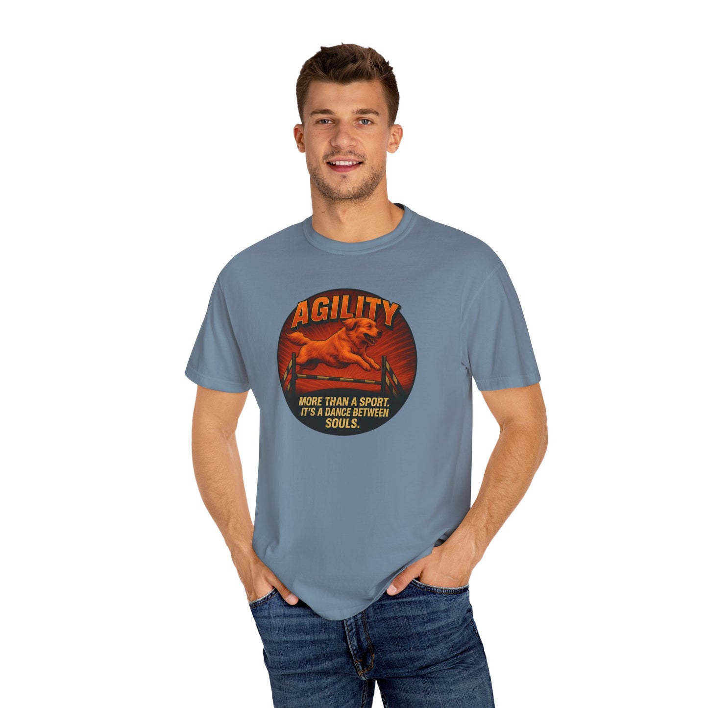 Agility Dog Sport Unisex Garment-Dyed T-Shirt