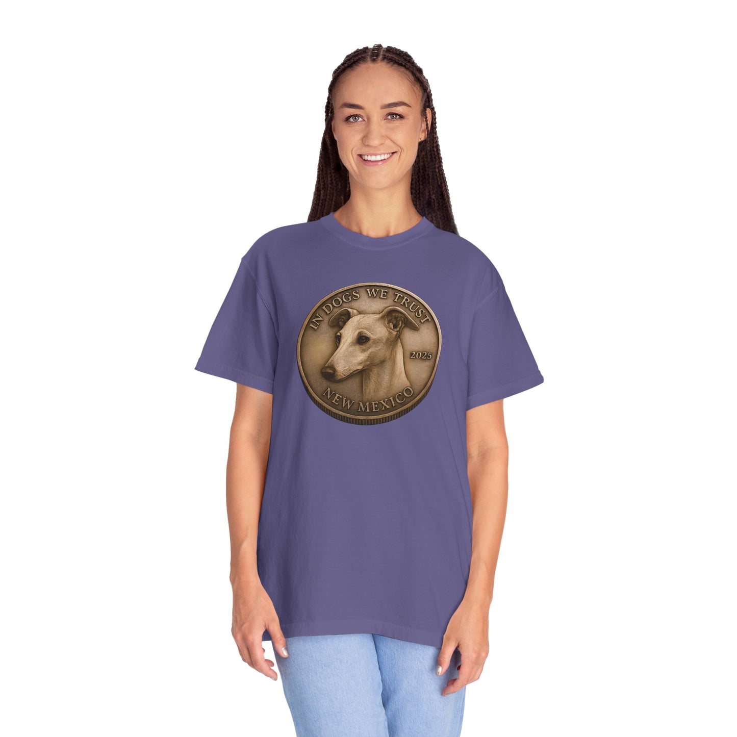 New Mexico State Coin T-Shirt Collection - Proud Dog Breed Illustrations