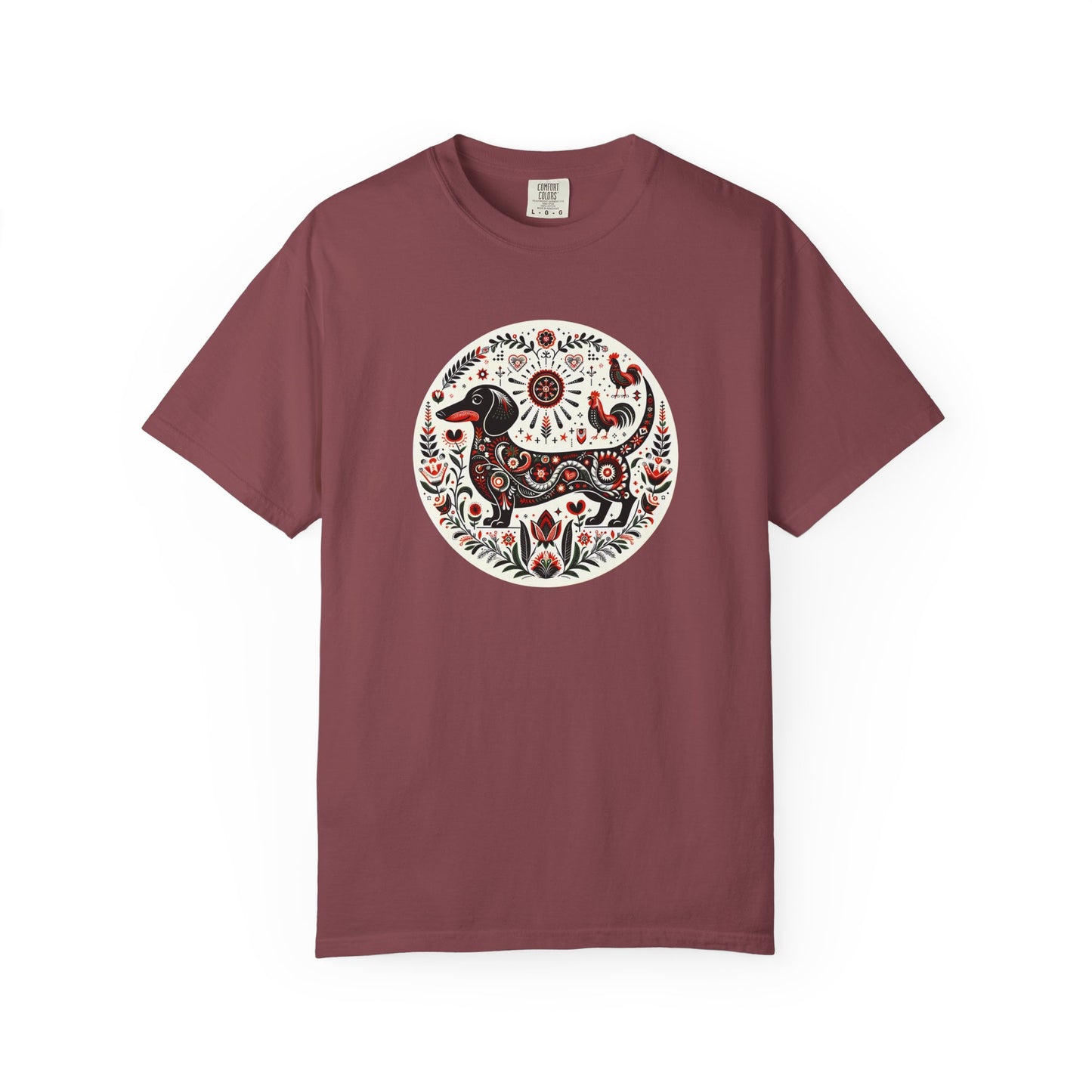 Artistic Animal Print T-Shirt - Unisex Garment-Dyed Tee for Nature Lovers, Festivals, Boho Style, Gift Idea, Everyday Wear