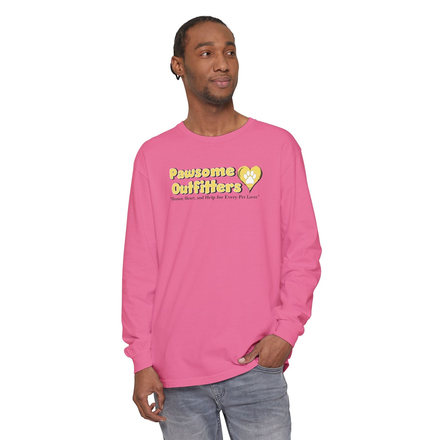 Pawsome Outfitters Unisex Garment-dyed Long Sleeve T-Shirt