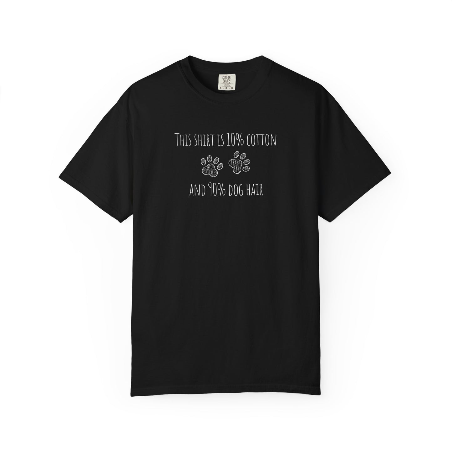 10% cotton 90% dog hair Unisex Garment-Dyed T-shirt - Casual Comfort for Trendsetters