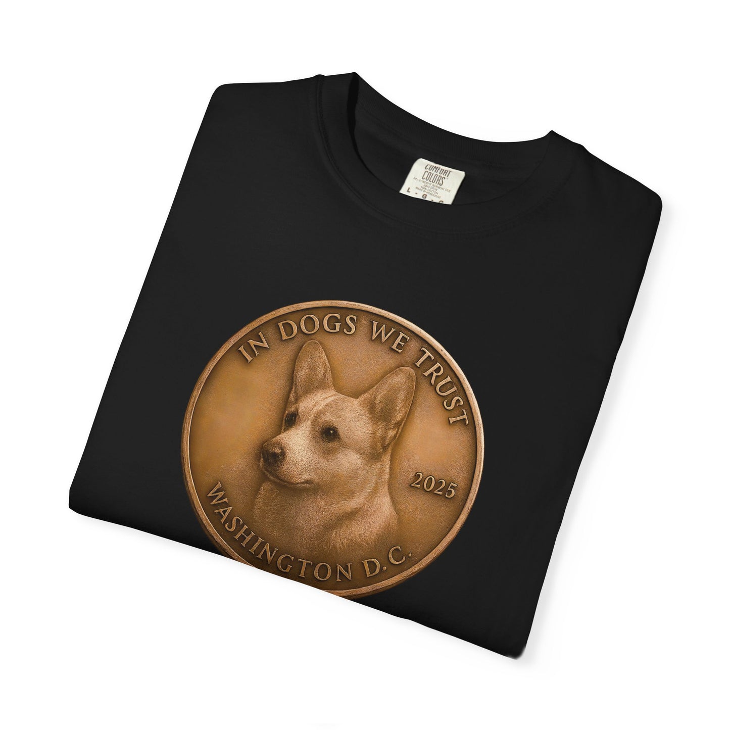 Washington DC State Coin T-Shirt Collection - Proud Dog Breed Illustrations