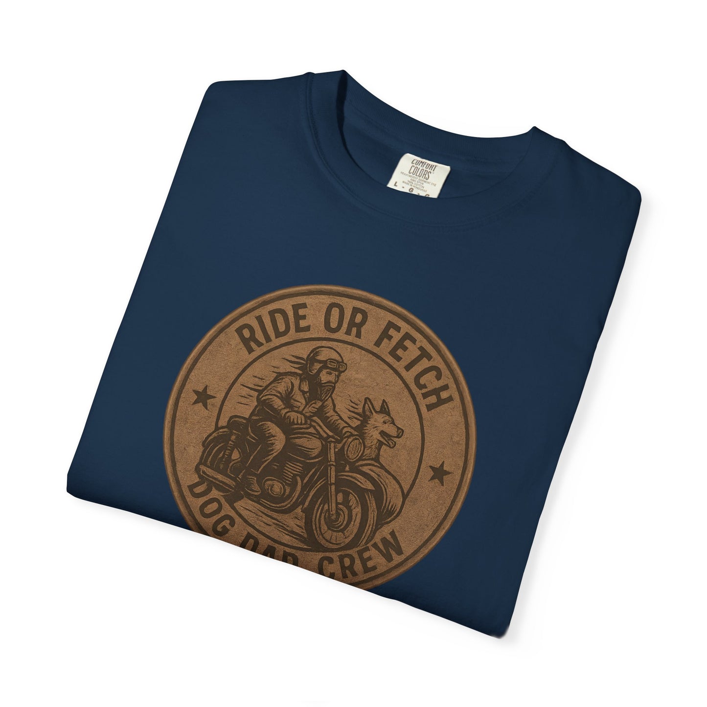 Dog Dad T-Shirt, Ride or Fetch Unisex Tee, Funny Dog Lover Gift, Pet Owner Apparel, Gifts for Father's Day, Casual Wear