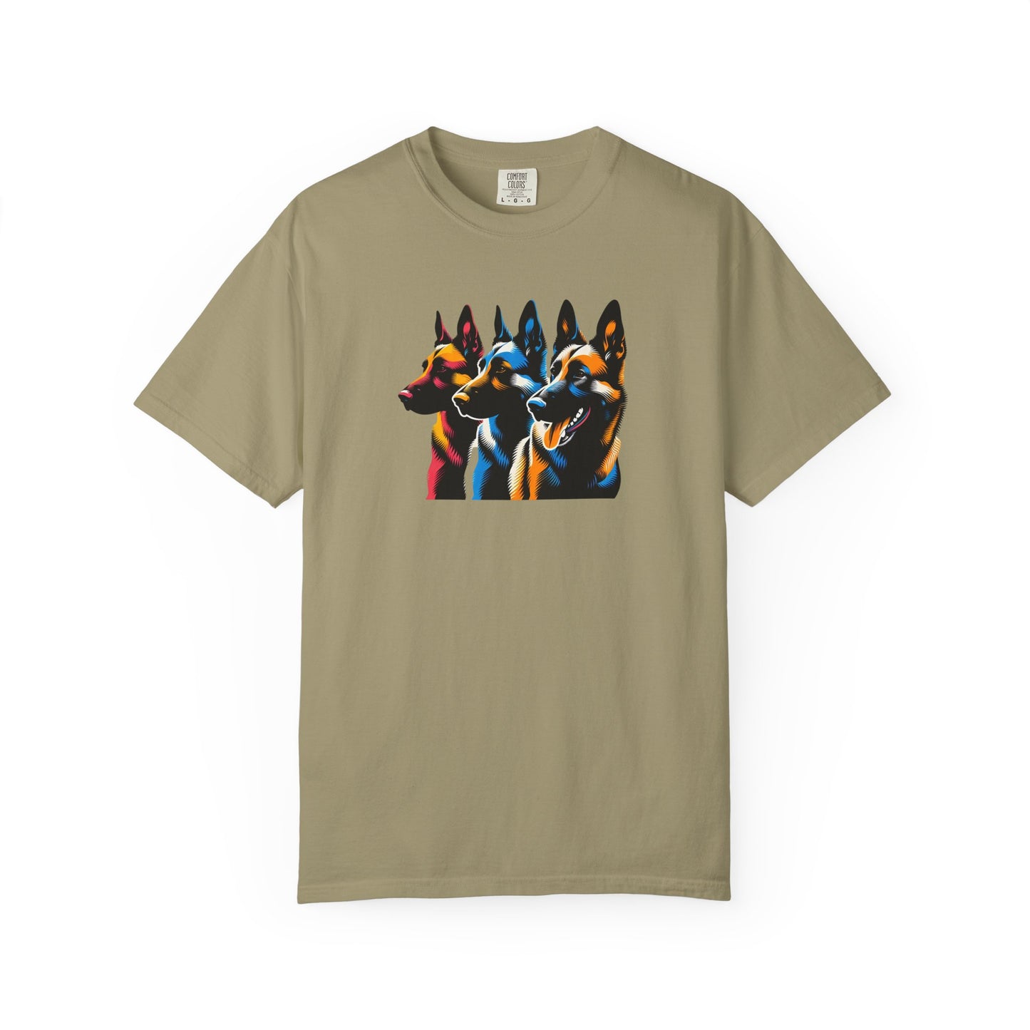 Colorful German Shepherd Unisex T-Shirt - Vibrant Dog Lover Tee