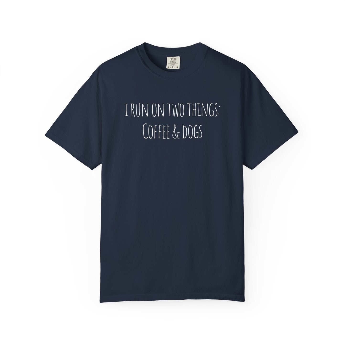 Coffee & Dogs Unisex T-Shirt - Casual Graphic Tee for Dog Lovers