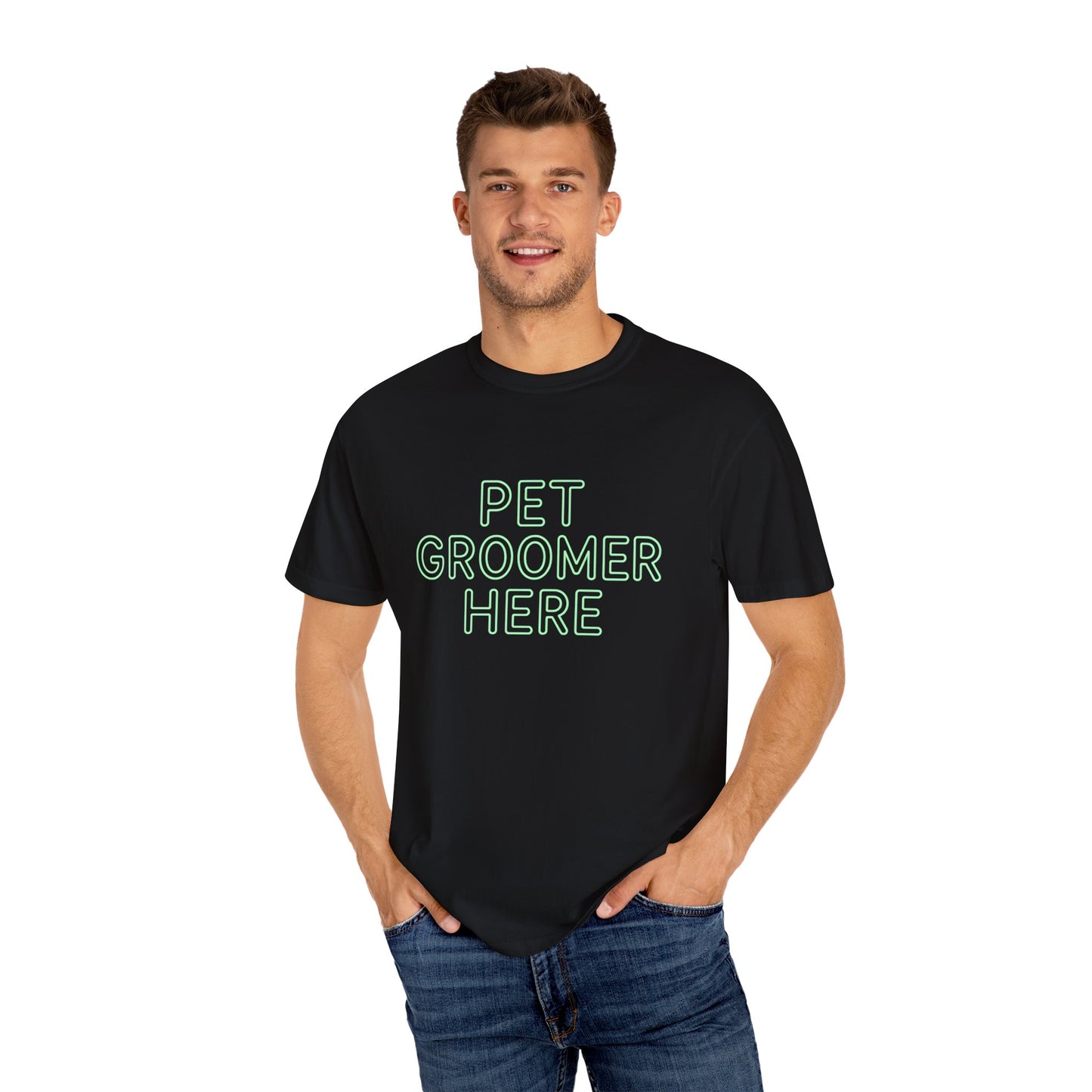 Pet Groomer T-Shirt - Unisex Garment-Dyed Tee for Animal Lovers