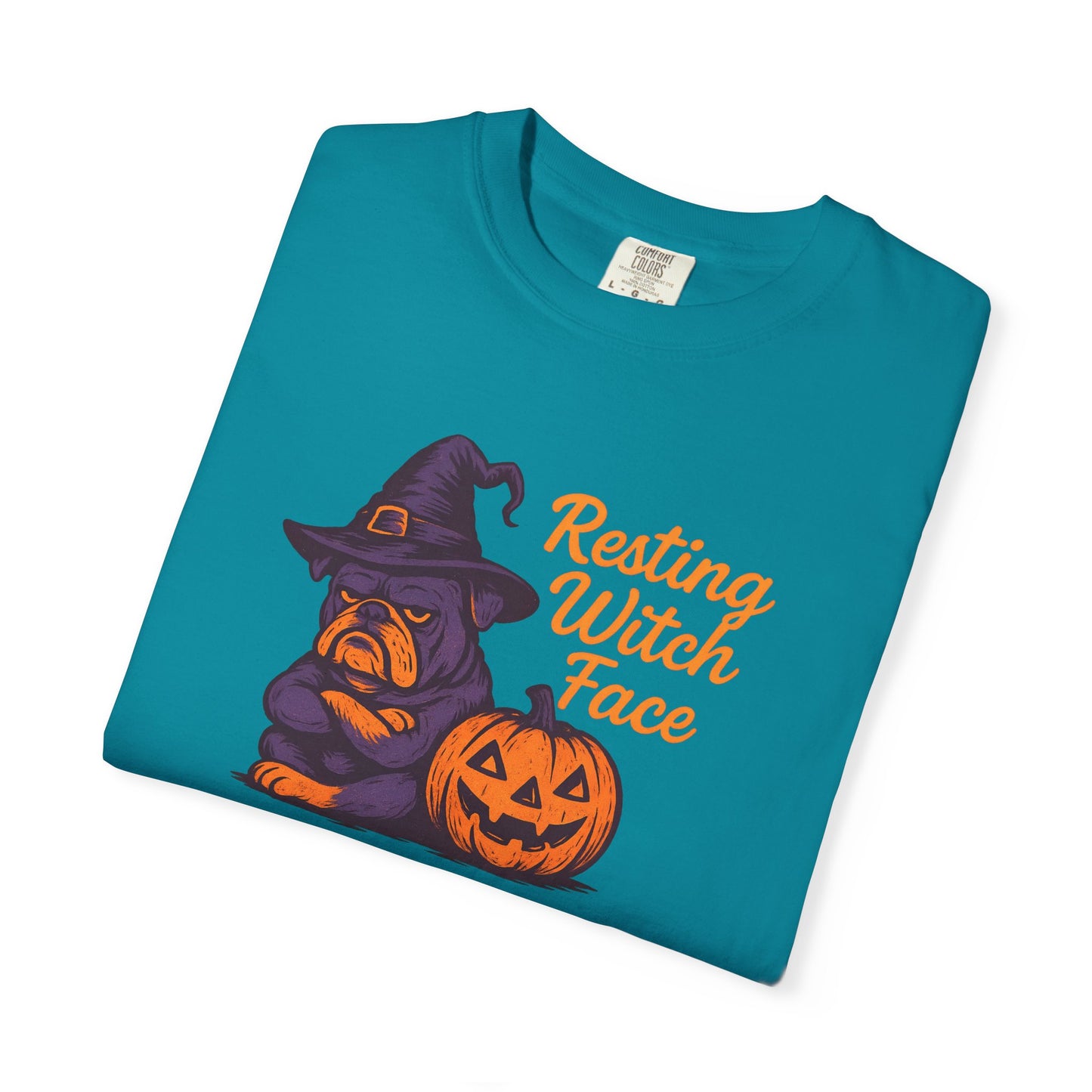 Halloween Witch T-Shirt, Funny Resting Witch Face Tee, Unisex Halloween Apparel, Spooky Season Shirt, Fall Festive Wear