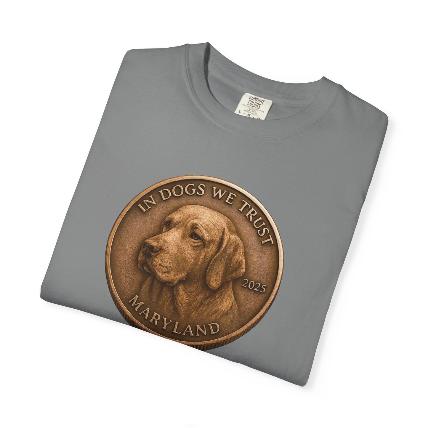 Maryland State Coin T-Shirt Collection - Proud Dog Breed Illustrations
