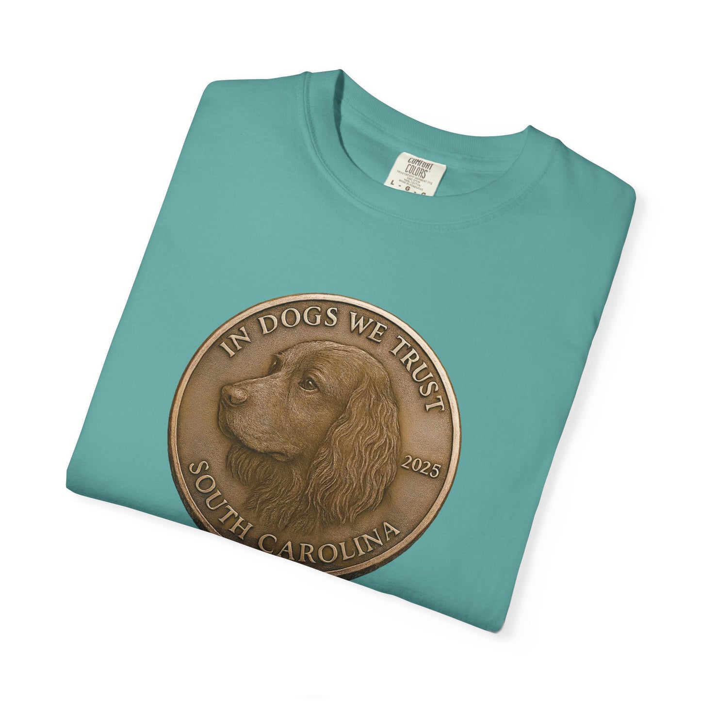 South Carolina State Coin T-Shirt Collection - Proud Dog Breed Illustrations
