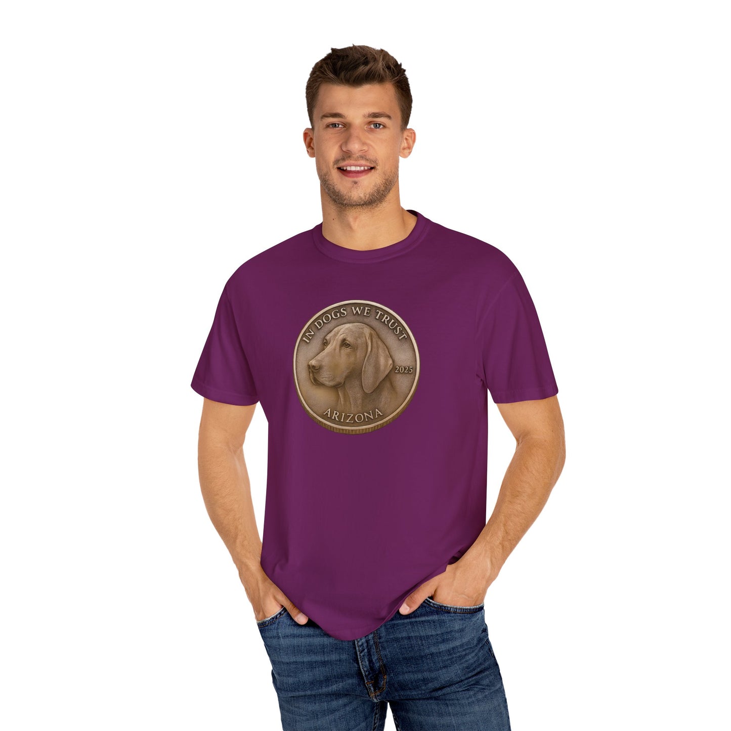 Arizona State Coin T-Shirt Collection - Proud Dog Breed Illustrations