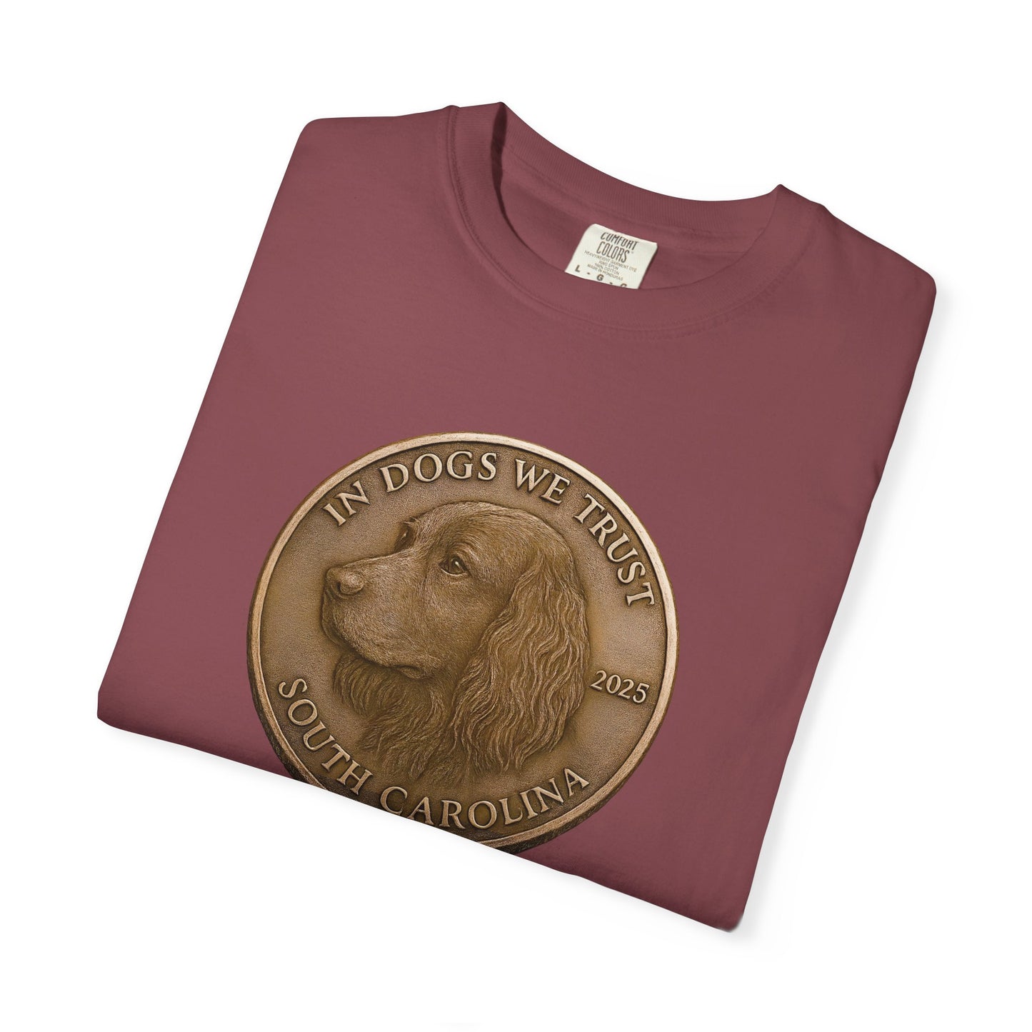 South Carolina State Coin T-Shirt Collection - Proud Dog Breed Illustrations