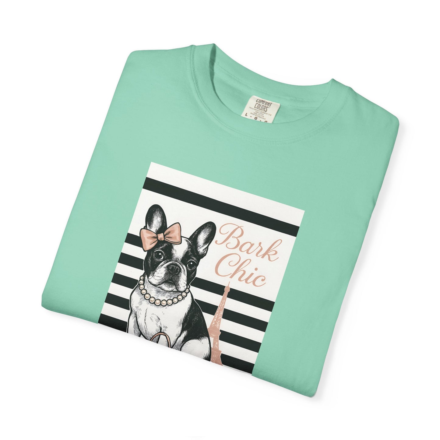 Chic Dog Lover T-shirt, Bark Chic Tee, Unisex Graphic Shirt, Pet Lover Gift, Comfortable Everyday Wear, Cute Animal Apparel