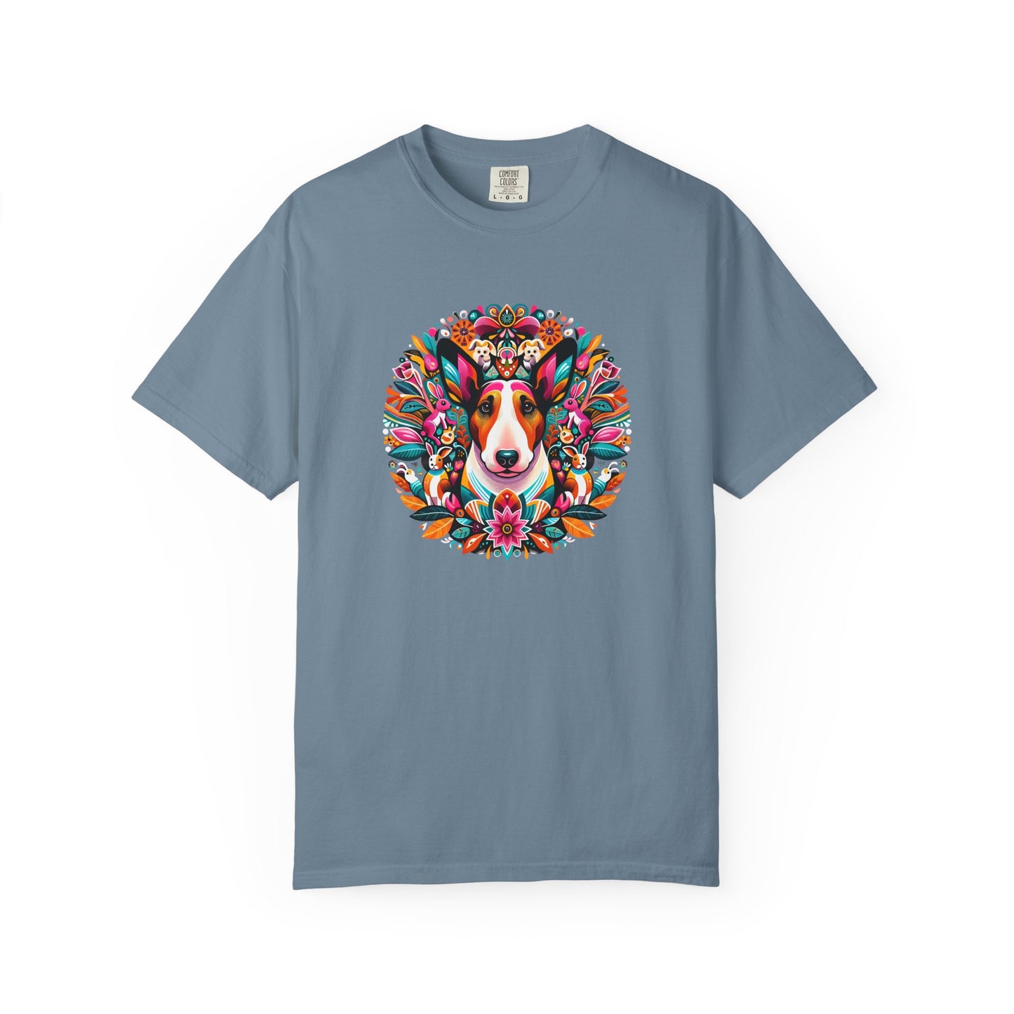 Colorful Dog Lover T-Shirt | Unisex Garment-Dyed Tee