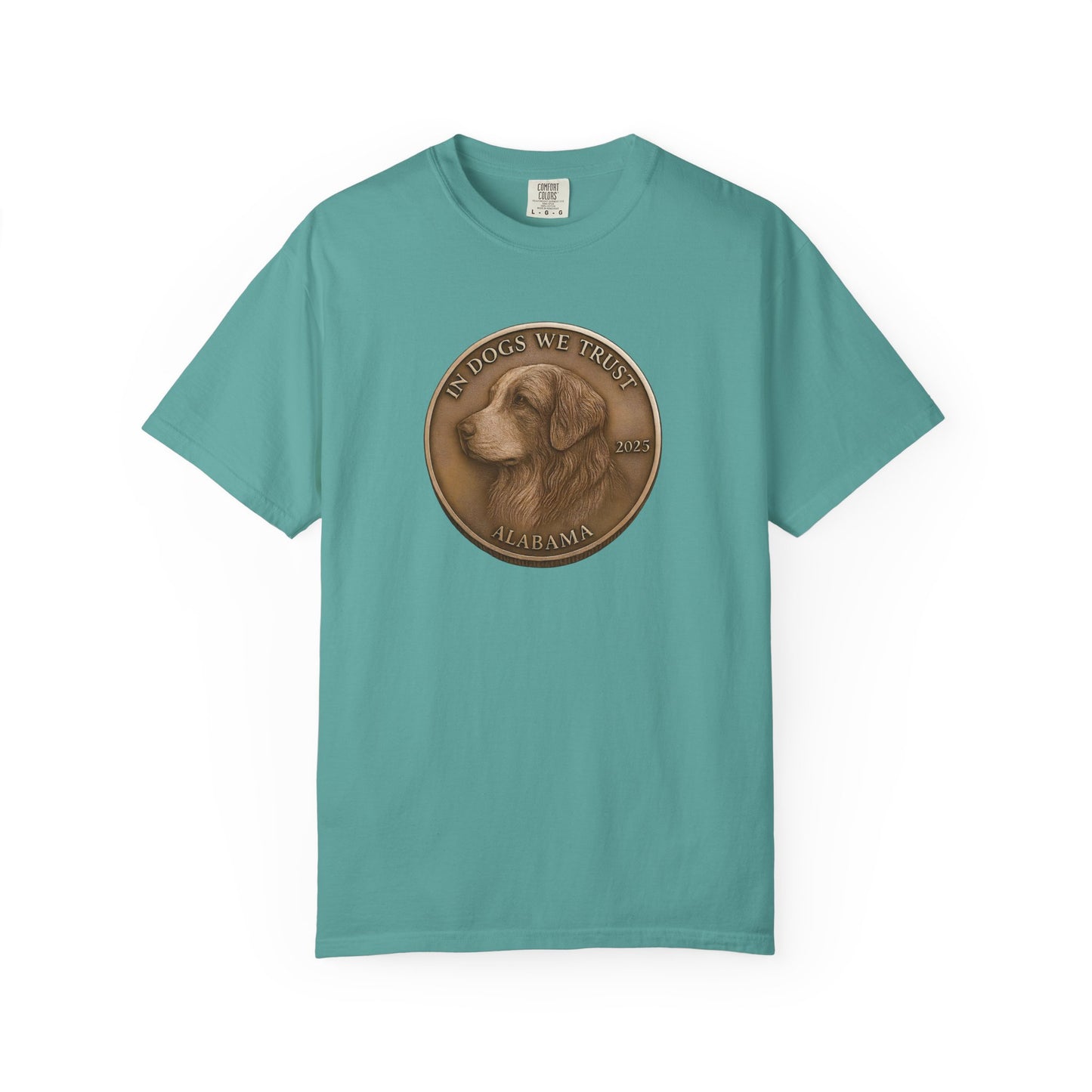 Alabama State Coin T-Shirt Collection - Proud Dog Breed Illustrations