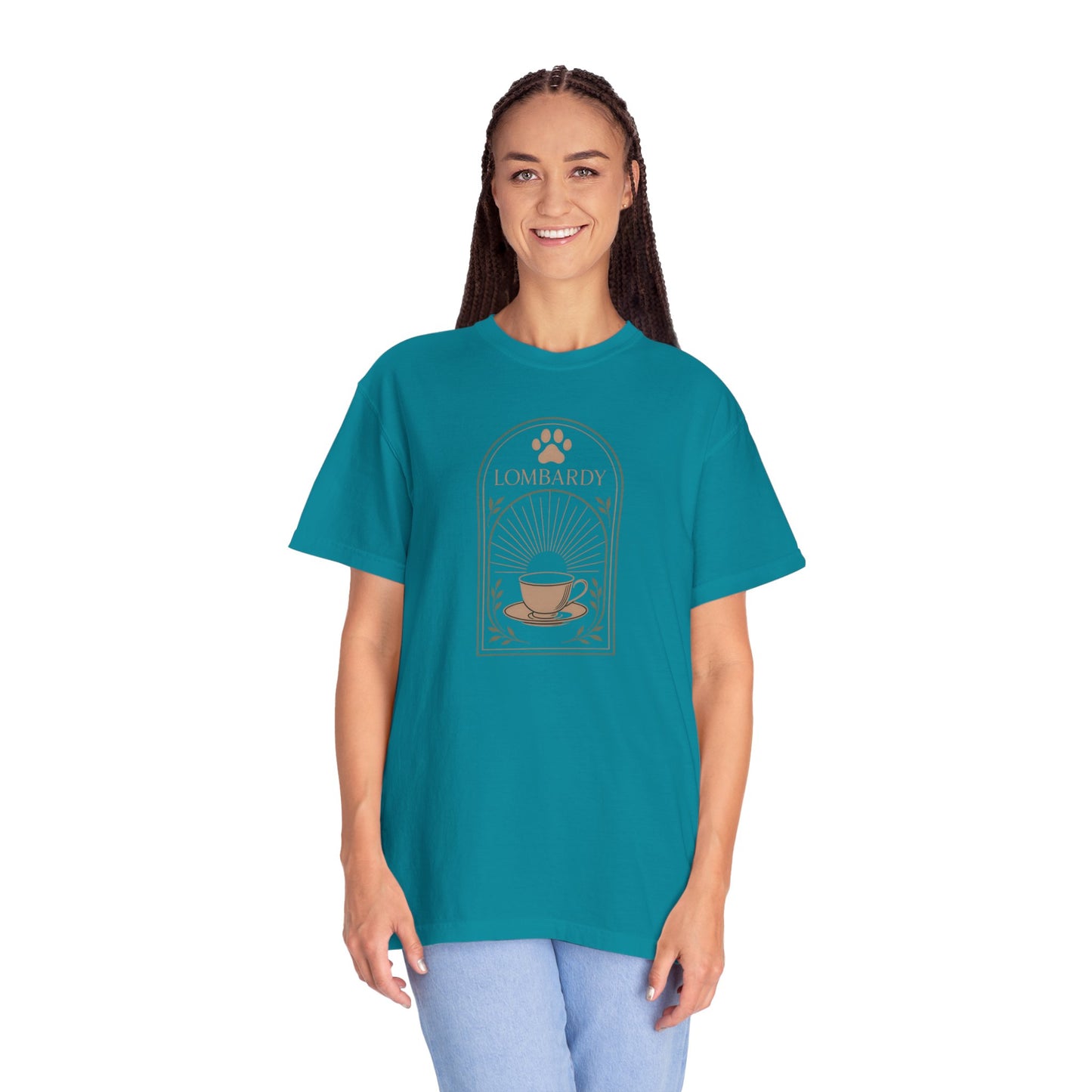 Coffee Lover's Unisex Garment-Dyed T-shirt, Soft Cotton Tee, Perfect Gift for Baristas, Coffee Enthusiasts, Homewear, Casual Style