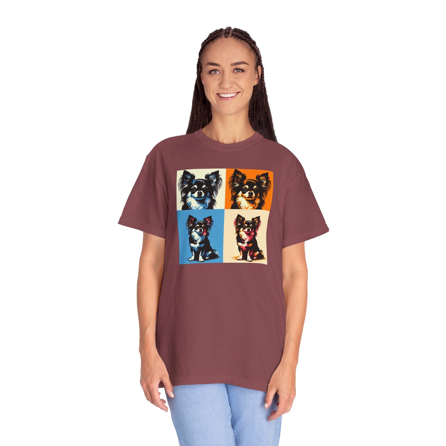 Chihuahua Pop Art Unisex T-shirt - Colorful Graphic Tee for Dog Lovers