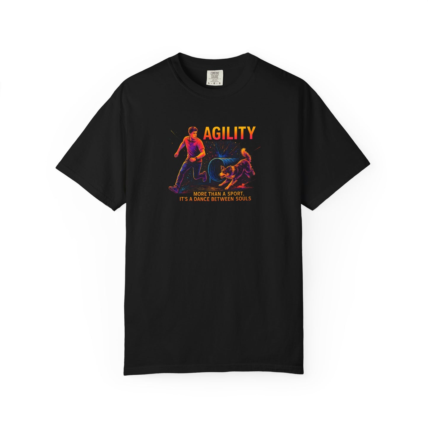 Unisex Agility Dog Sport T-shirt - Perfect for Dog Lovers & Sport Enthusiasts