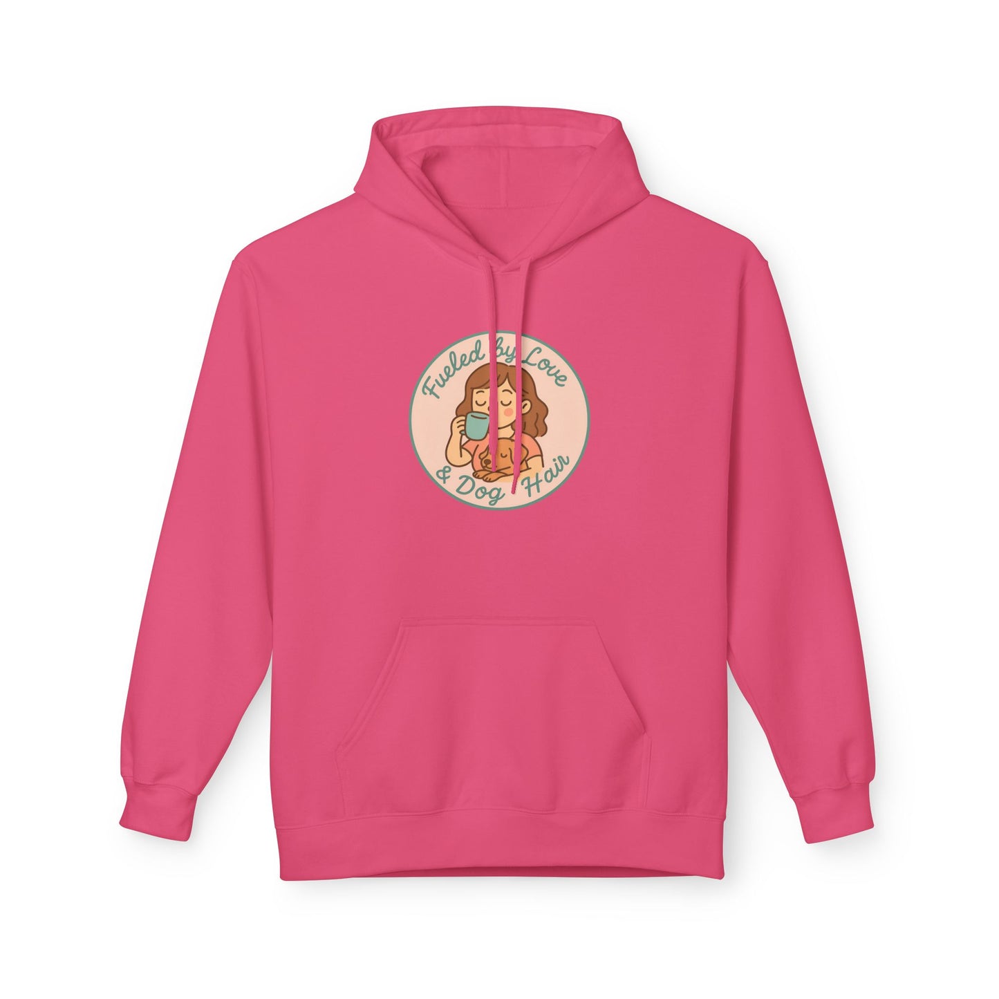 Hoodie for Dog Moms - Unisex Midweight Softstyle Fleece Hoodie