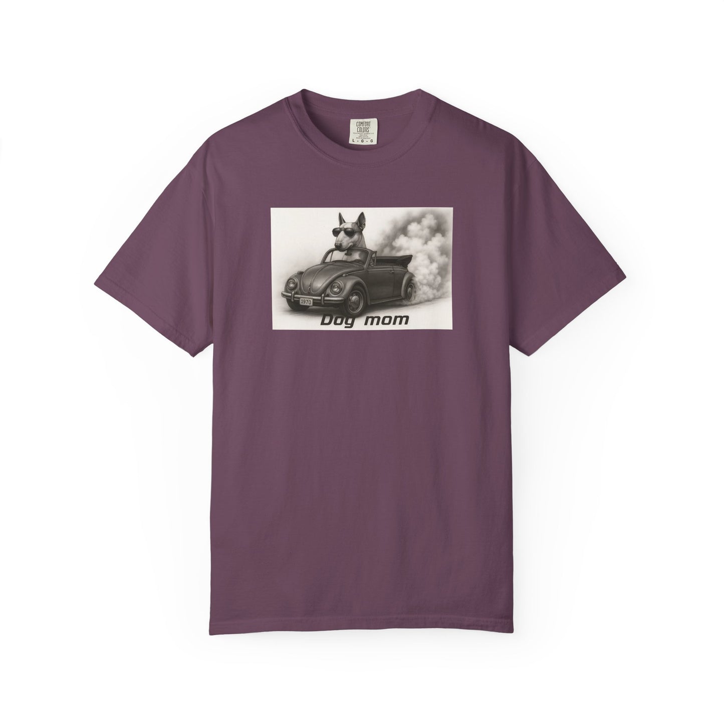 Dog Mom - Bull Terrier - “Cool Dogs in Cool Cars” T-Shirt Collection! 🐶🚗