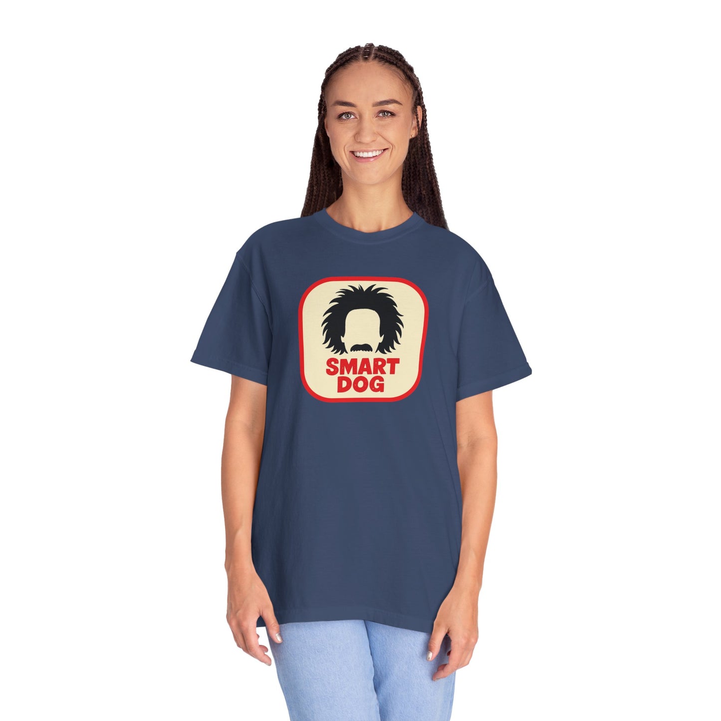 Dog Lover Graphic T-shirt - Smart Dog, Albert Einstein Design