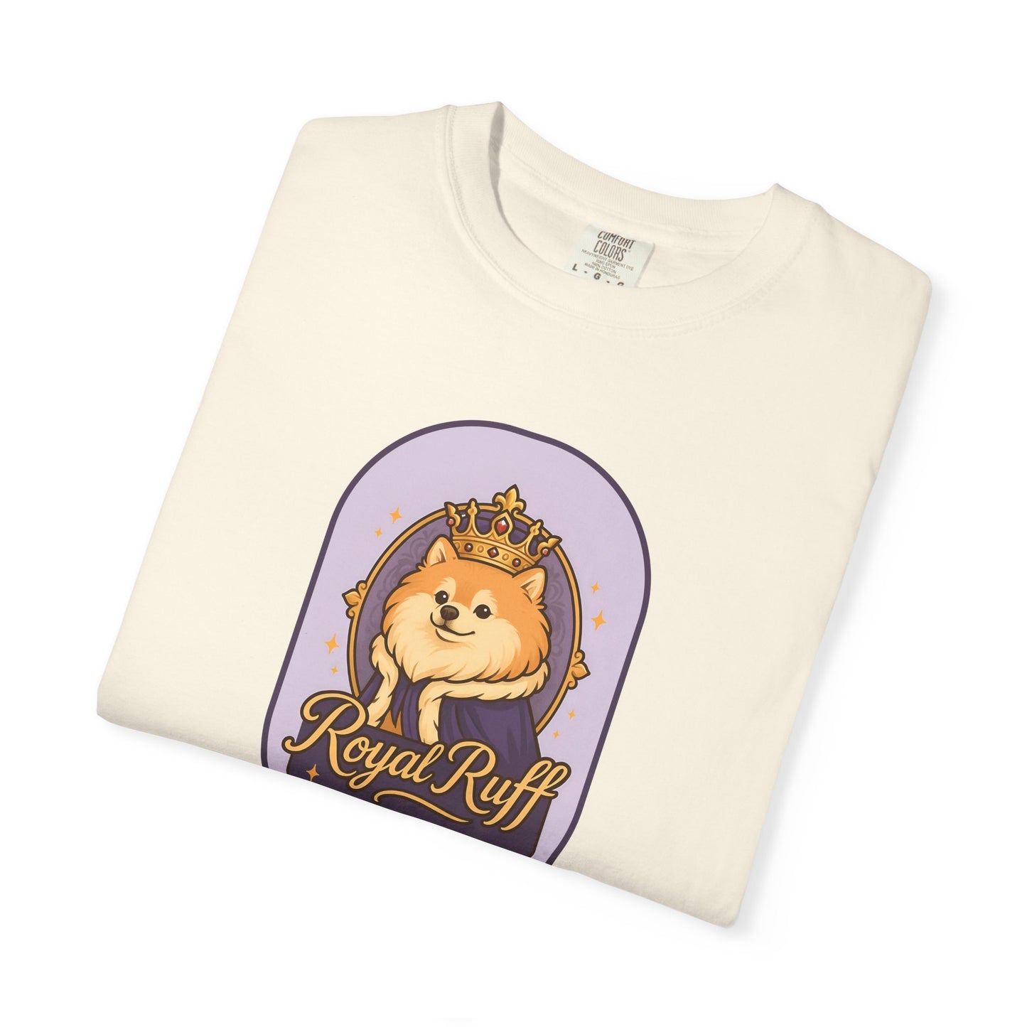 Dog Lover's Royal Ruff T-Shirt - Unisex Funny Pet Tee, Gift for Dog Parents, Cute Animal Shirt, Pet Memorial, Birthday Gift