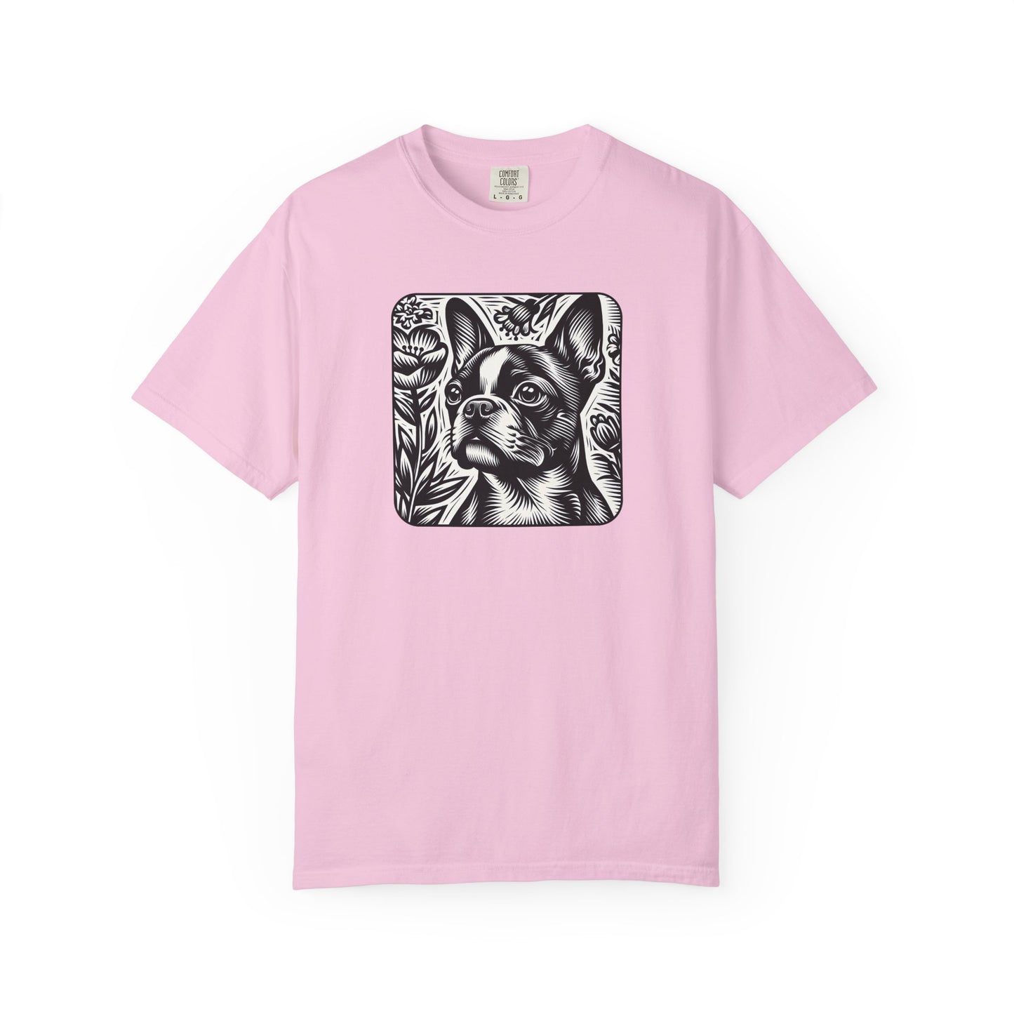Vintage French Bulldog T-Shirt - Unisex Garment-Dyed Tee