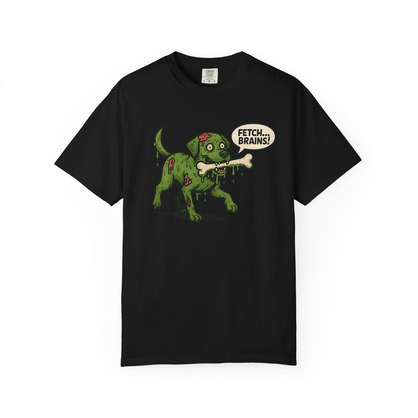 Zombie Dog Fetch T-Shirt, Funny Pet Lover Tee, Graphic Tee for Halloween, Unique Gift, Dog Owner Shirt