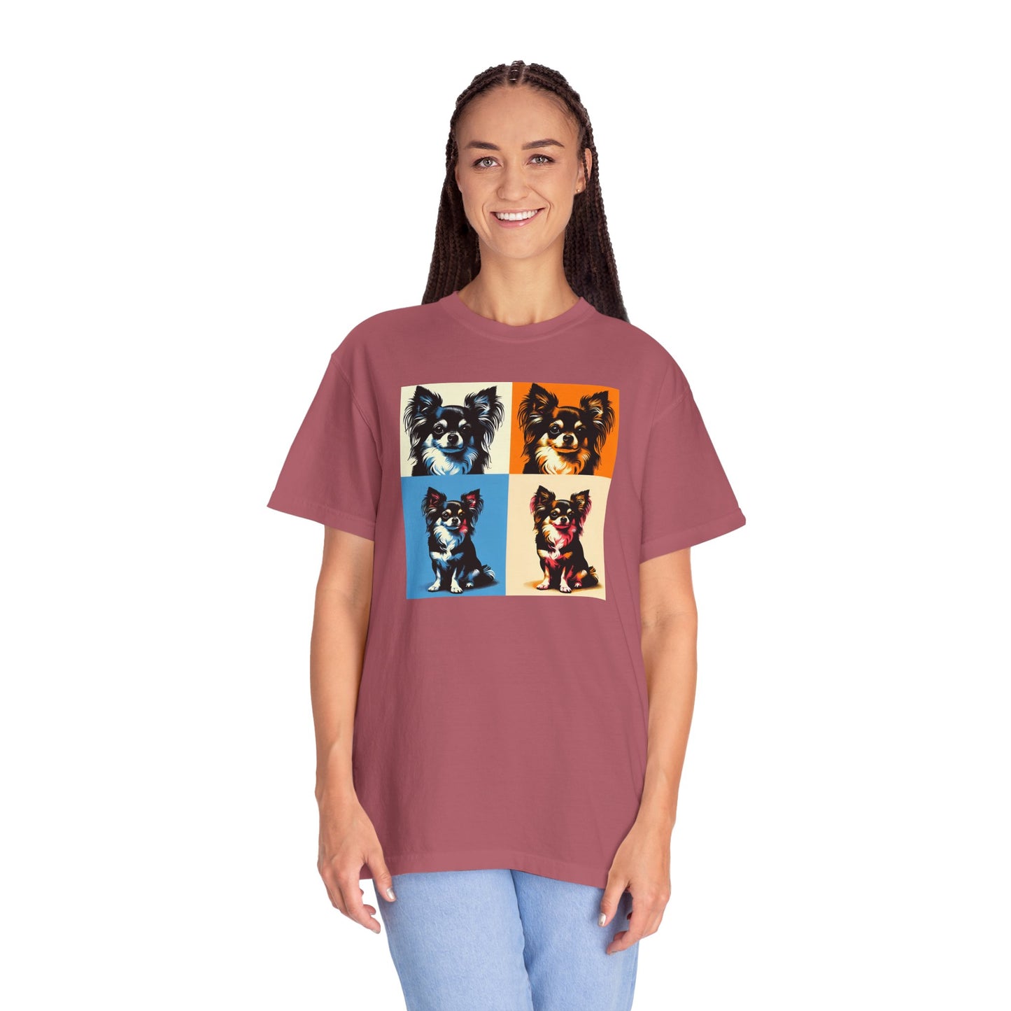 Chihuahua Pop Art Unisex T-shirt - Colorful Graphic Tee for Dog Lovers