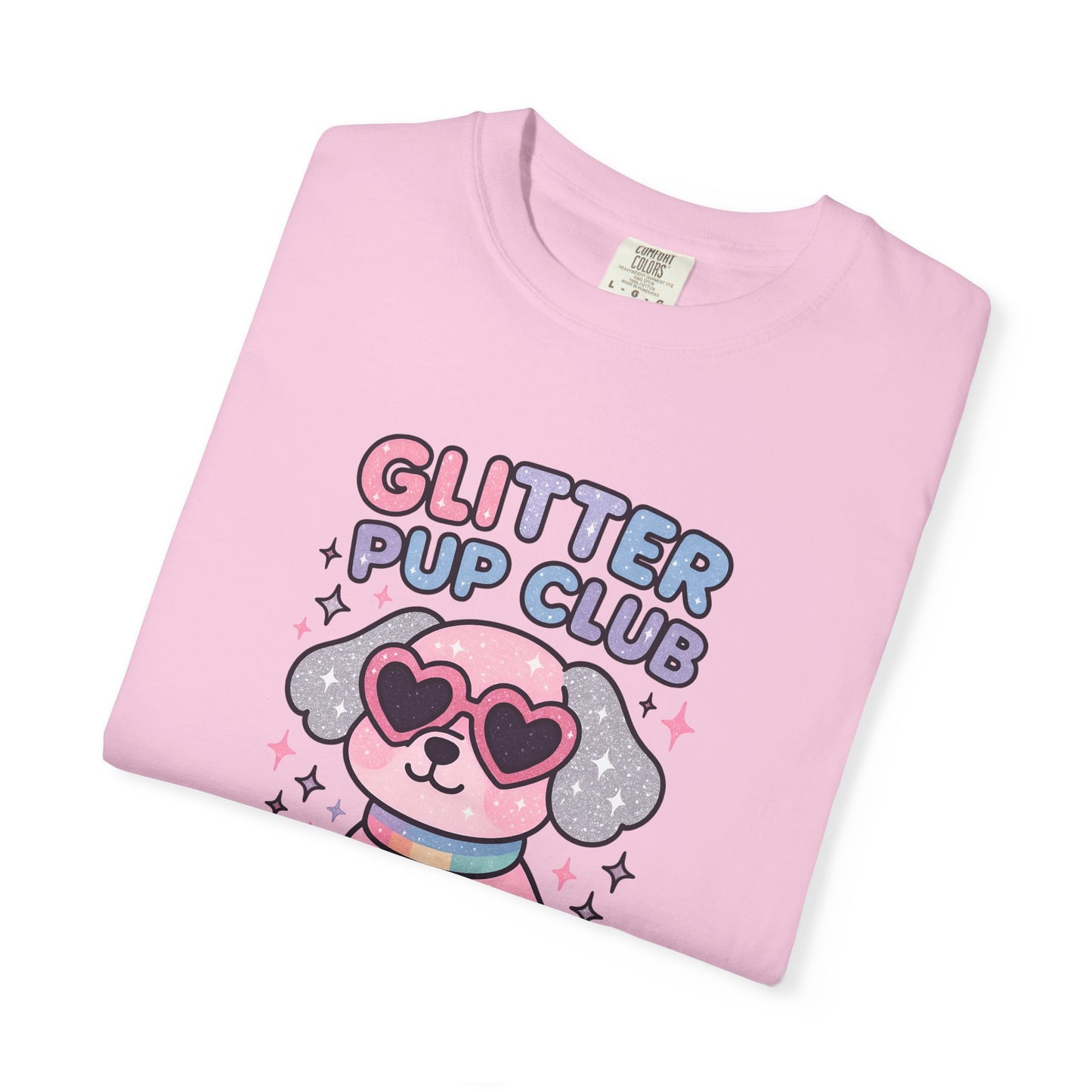 Glitter Pup Club Unisex T-Shirt, Cute Dog Tee, Pet Lovers Gift, Fun Casual Wear, Animal Lover Shirt, Summer Essentials