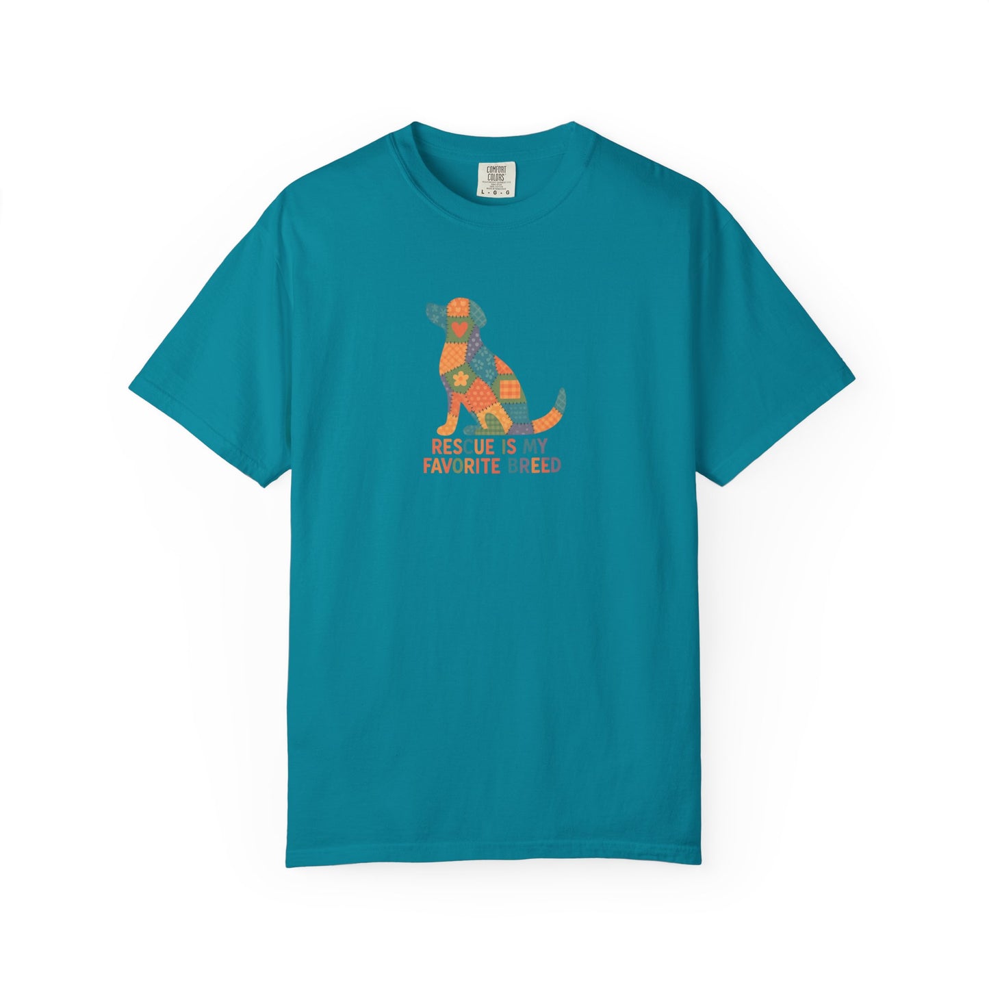 Rescue Is My Favorite Breed Unisex T-Shirt - Dog Lover Gift, Animal Rescue T-shirt, Casual Wear, Pet Adoption Tee, Gift for Dog Owners