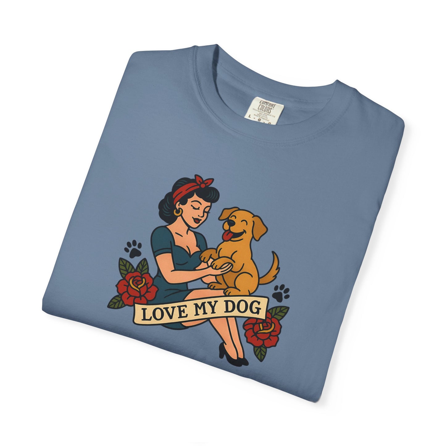 Love My Dog - T-Shirt, Perfect for Pet Owners, Gifts for Dog Lovers, Casual Wear, Love My Dog Shirt, Animal Lover Tee