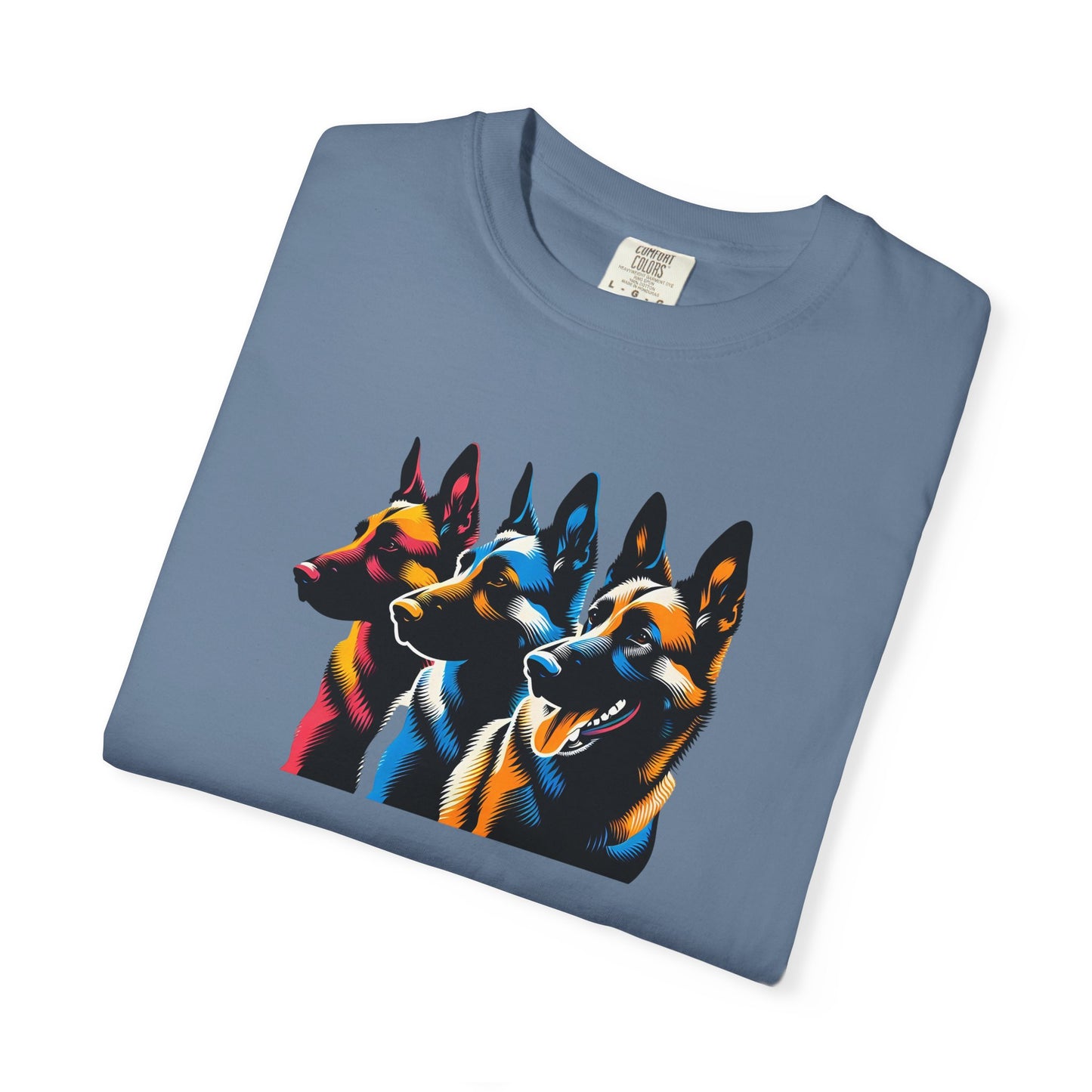 Colorful German Shepherd Unisex T-Shirt - Vibrant Dog Lover Tee