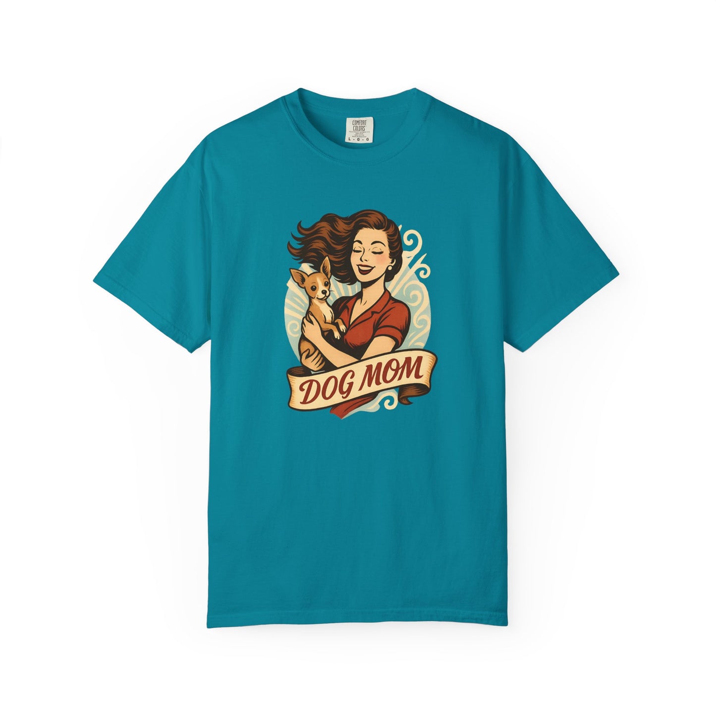 Dog Mom T-Shirt, Unisex Dog Lover Tee, Pet Owner Gift, Cute Dog Theme Apparel, Mother's Day Gift Idea, Casual Dog Mom Outfit
