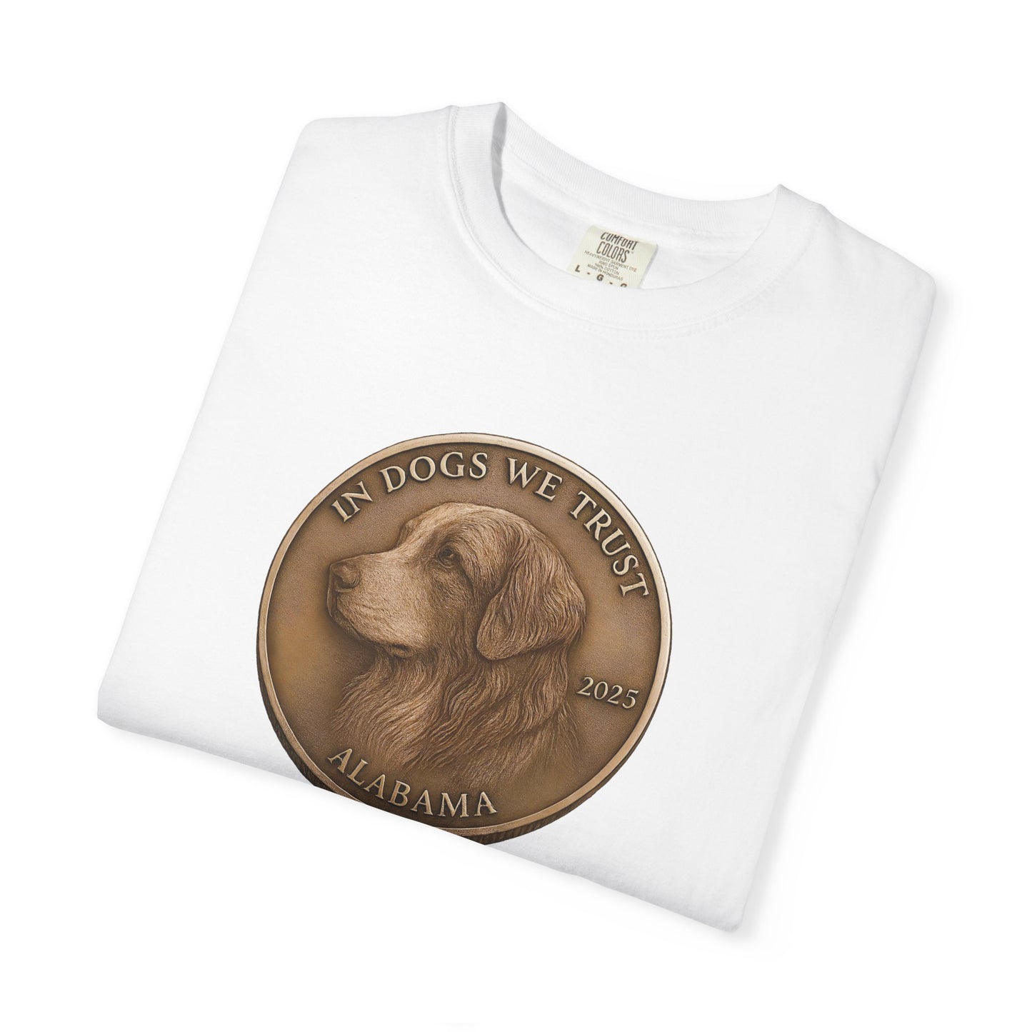 Alabama State Coin T-Shirt Collection - Proud Dog Breed Illustrations