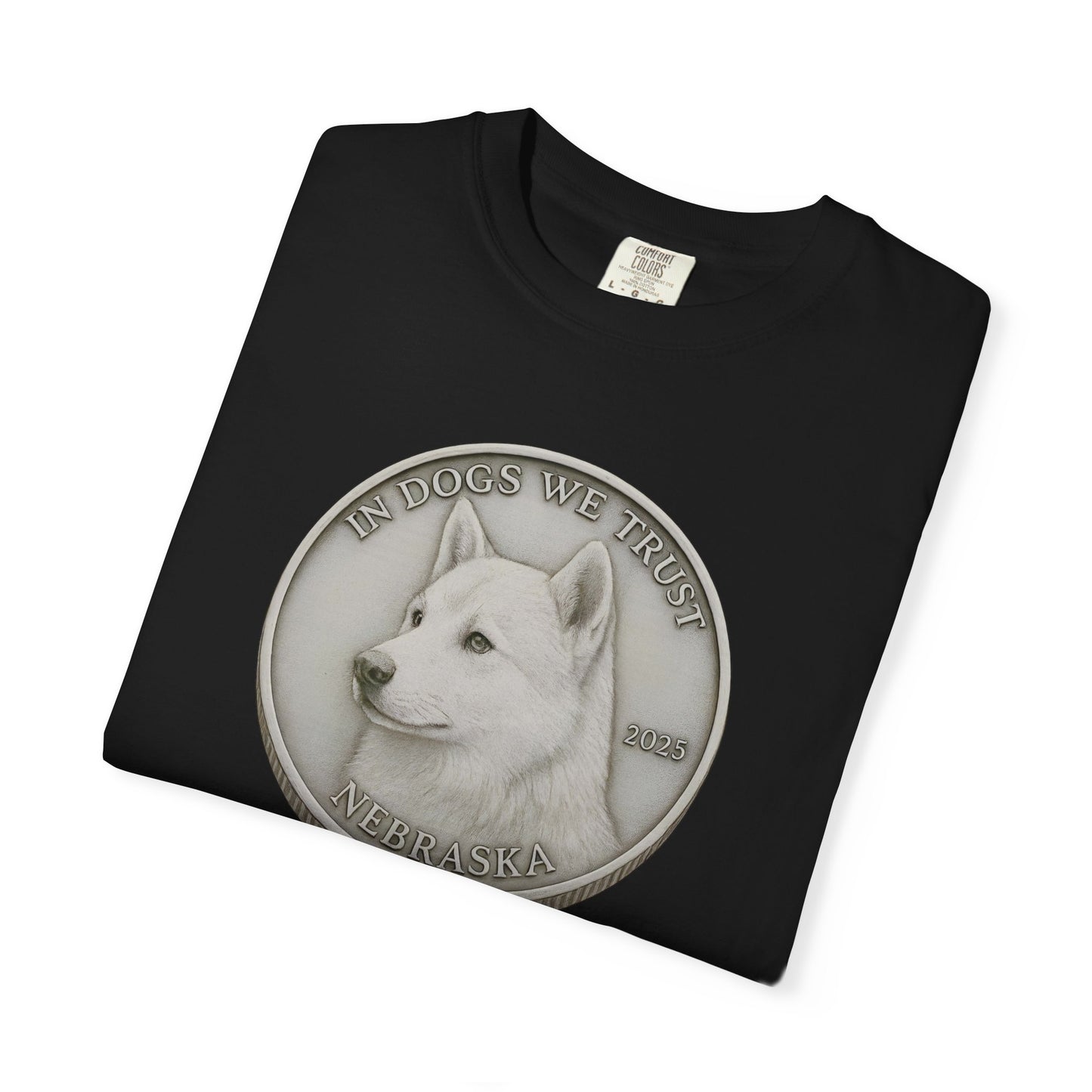 Nebraska State Coin T-Shirt Collection - Proud Dog Breed Illustrations