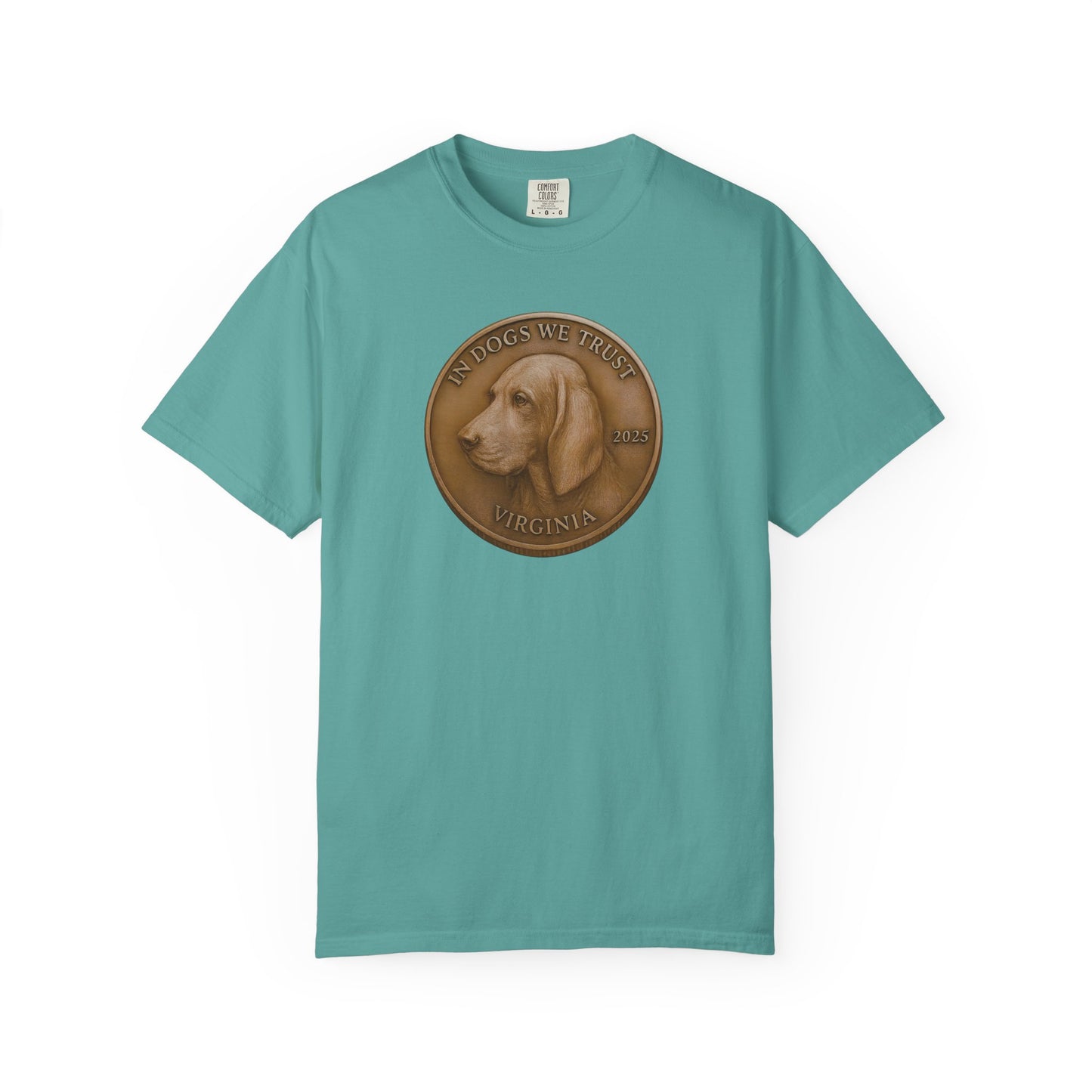Virginia State Coin T-Shirt Collection - Proud Dog Breed Illustrations