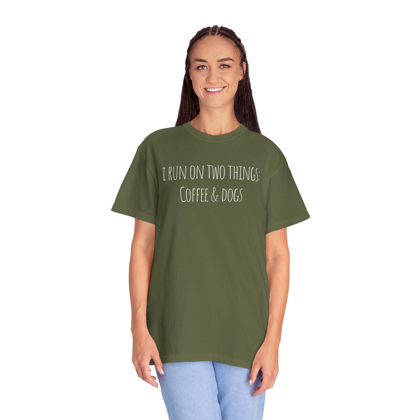 Coffee & Dogs Unisex T-Shirt - Casual Graphic Tee for Dog Lovers
