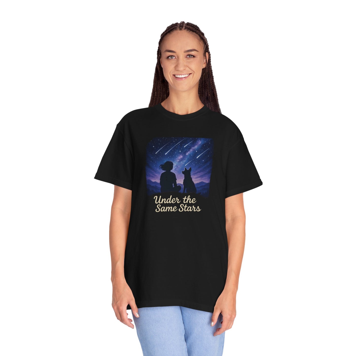 Celestial T-Shirt, Under the Same Stars, Unisex Shirt, Starry Night Tee, Astrology Gift, Cozy Nightwear, Birthday Gift, Casual Wear