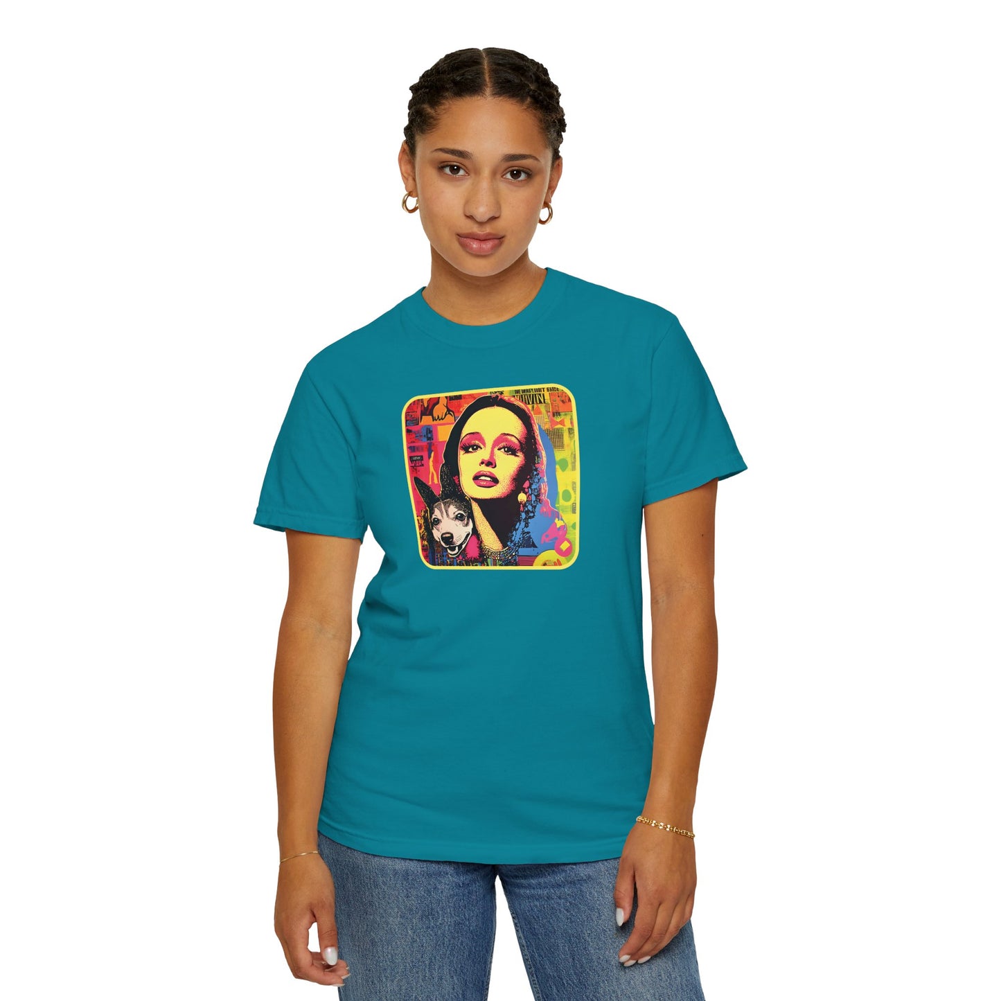 Pop Art Mom and Dog T-Shirt