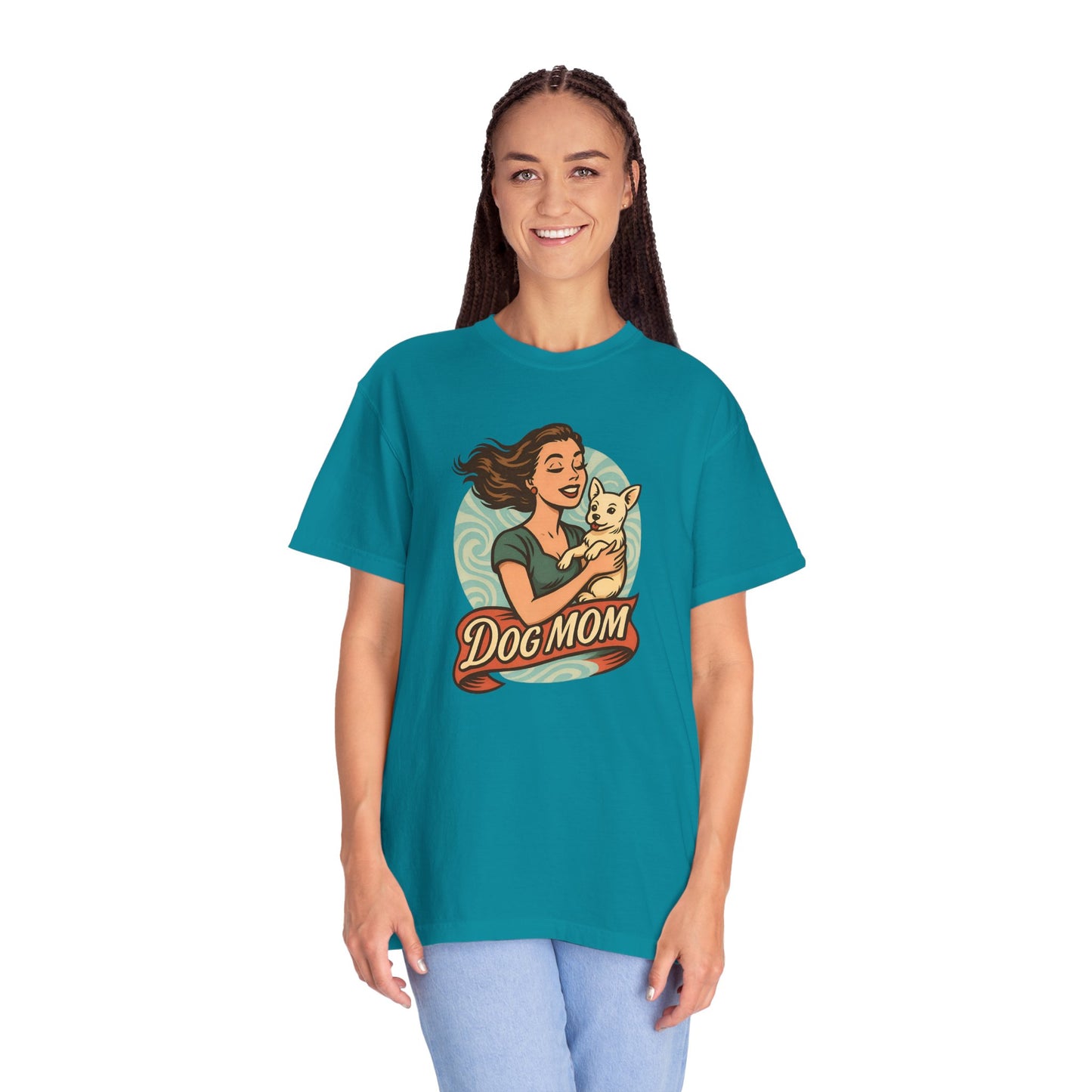 Dog Mom T-Shirt, Unisex Tee for Pet Lovers, Gift for Dog Owners, Casual Wear, Animal Lover Apparel